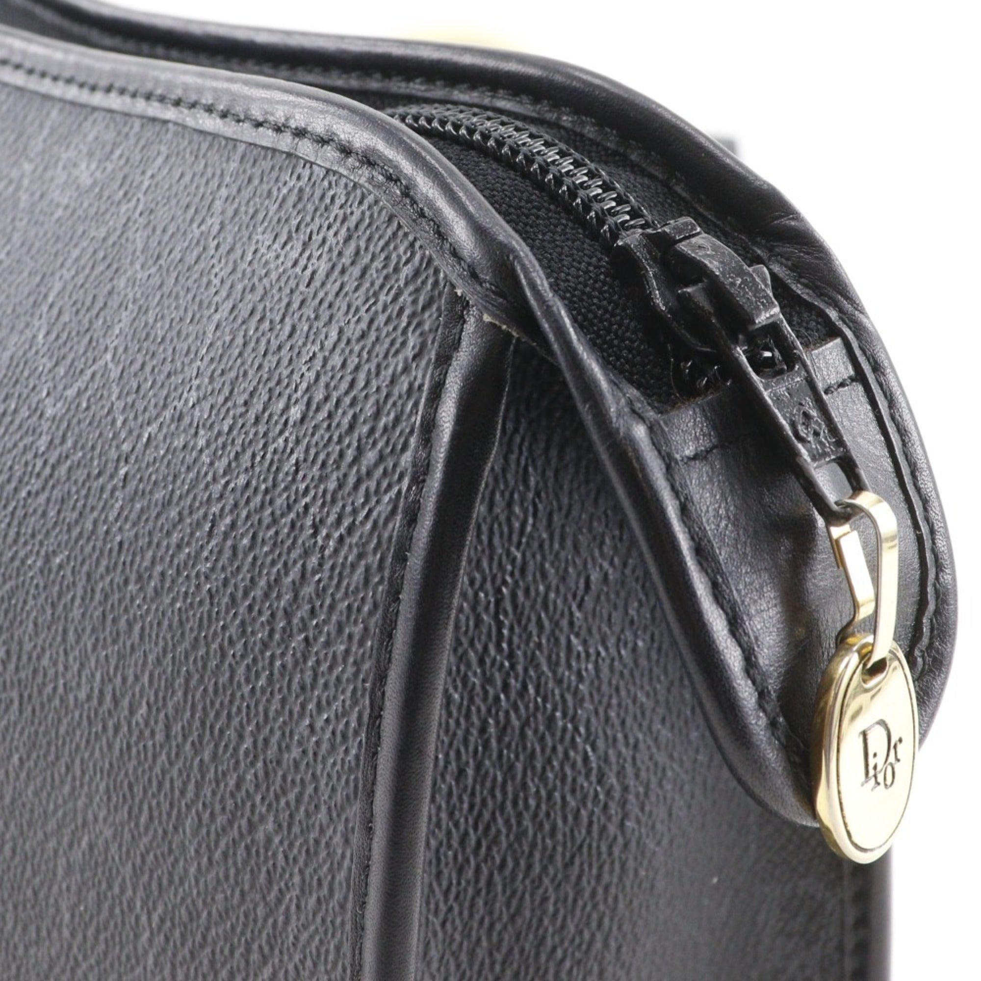 Christian Dior Black Pvc Clutch Bag (Pre-Owned)