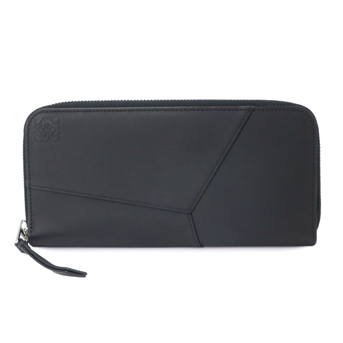 Loewe Black Leather Long Wallet (Bi-Fold) (Pre-Owned)