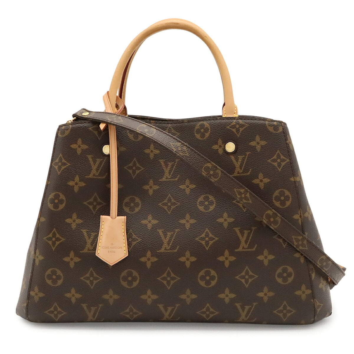 Louis Vuitton Brown Monogram Monogram Handbag Shoulder Bag (Pre-Owned)