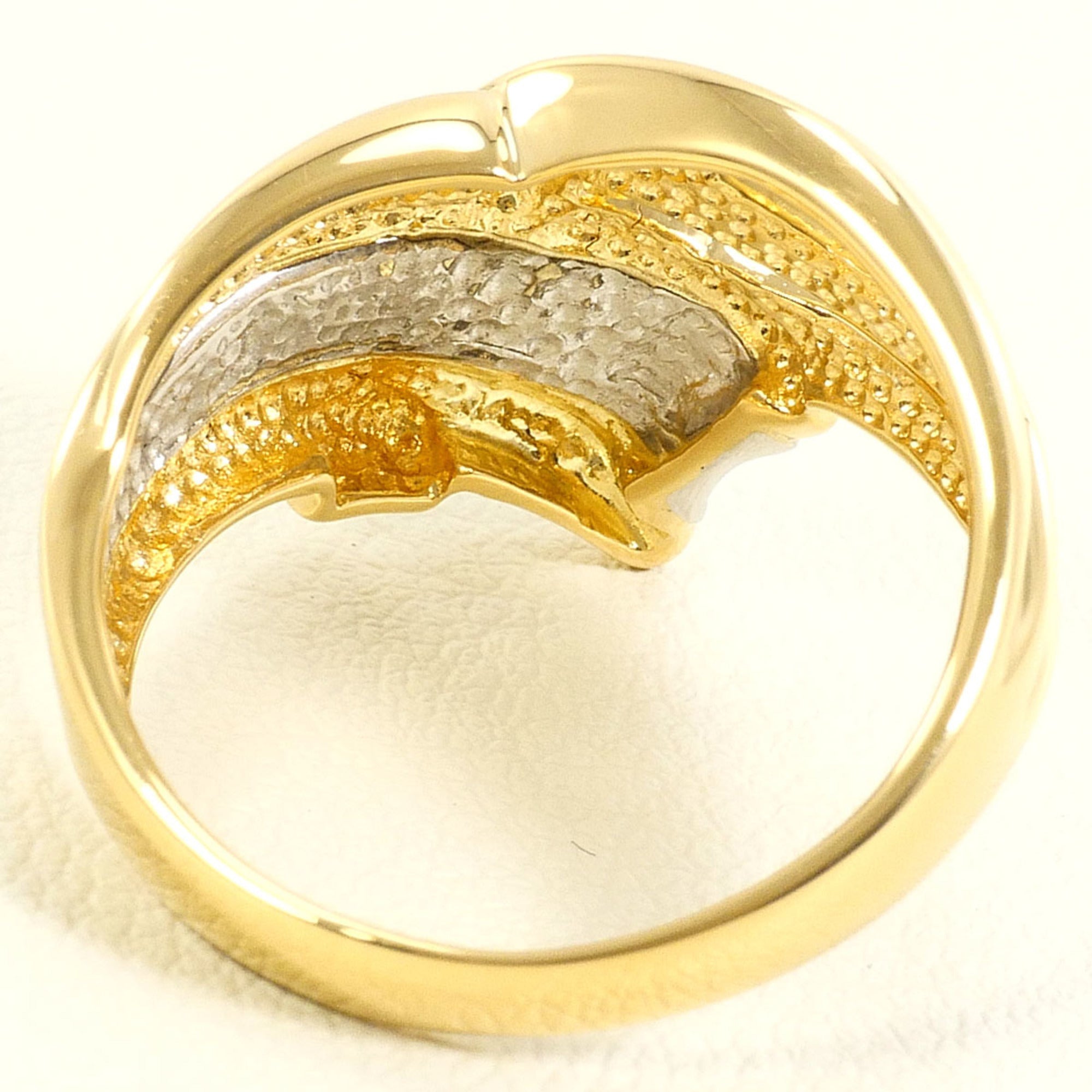Unbranded Platinum Yellow Gold Yellow Gold (18K) Platinum 850 Band Ring (Pre-Owned)