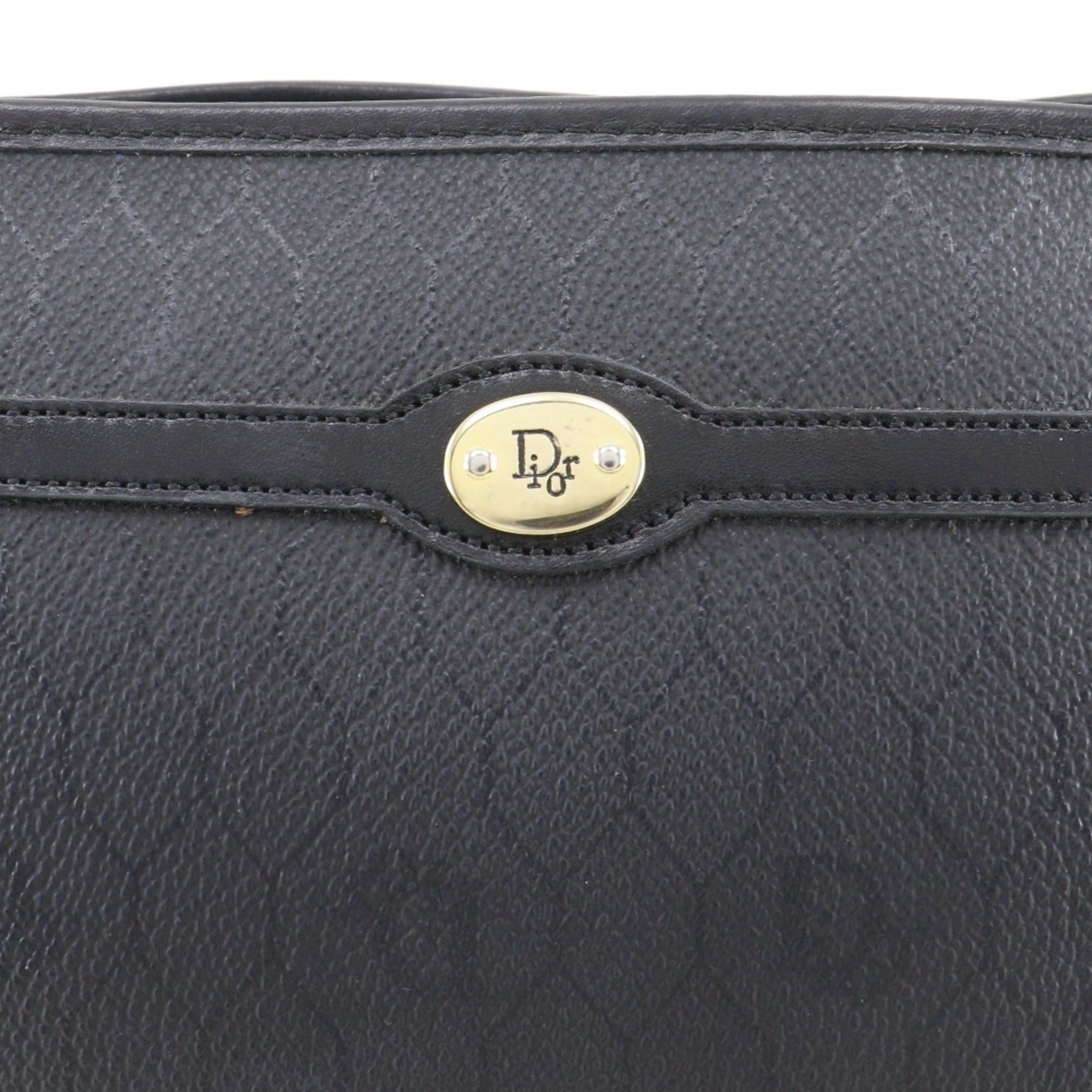 Christian Dior Black Pvc Clutch Bag (Pre-Owned)