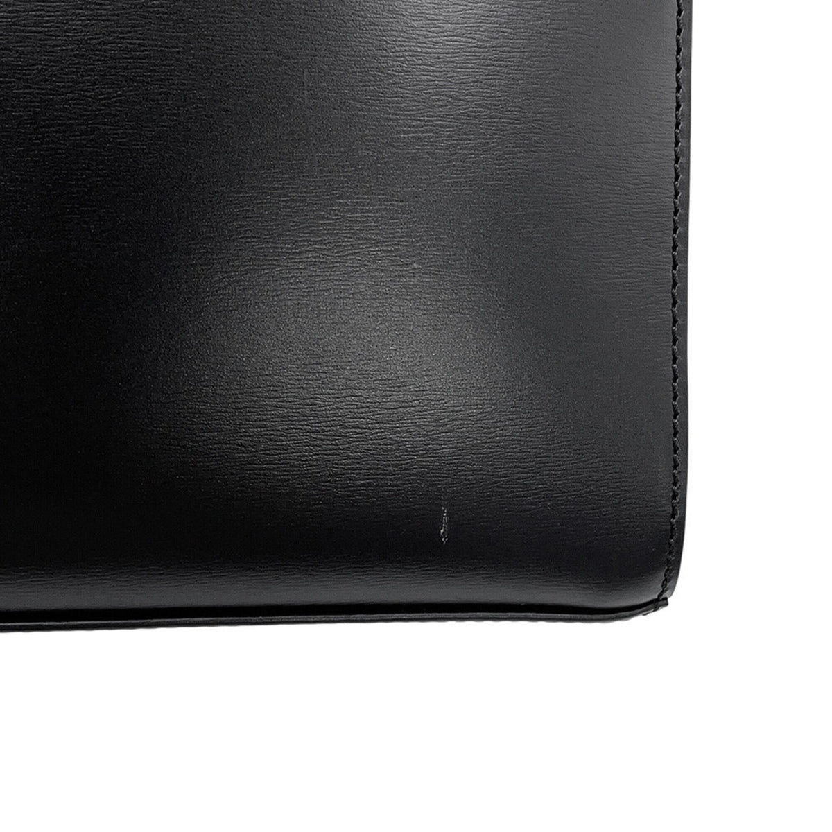 Cartier Black Leather Handbag Shoulder Bag (Pre-Owned)