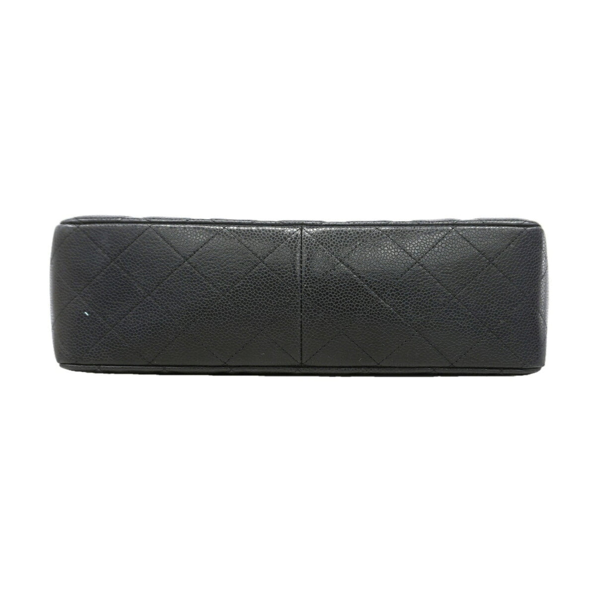 Chanel Black Grained Calfskin Shoulder Bag (Pre-Owned)