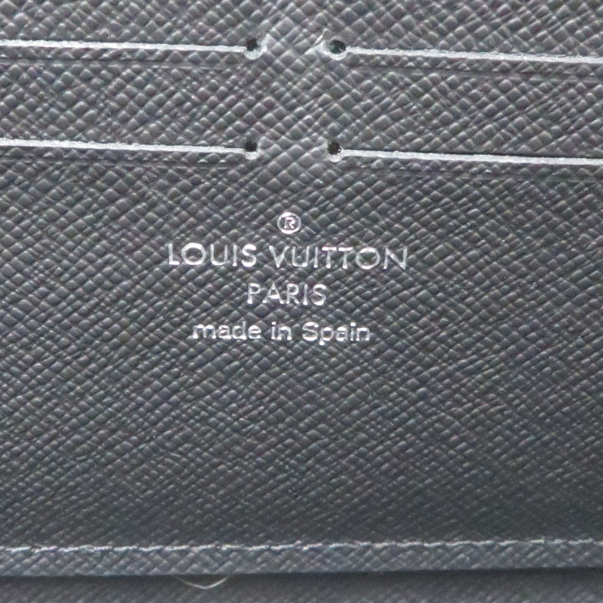 Louis Vuitton Black Damier Graphite Long Wallet (Bi-Fold) (Pre-Owned)