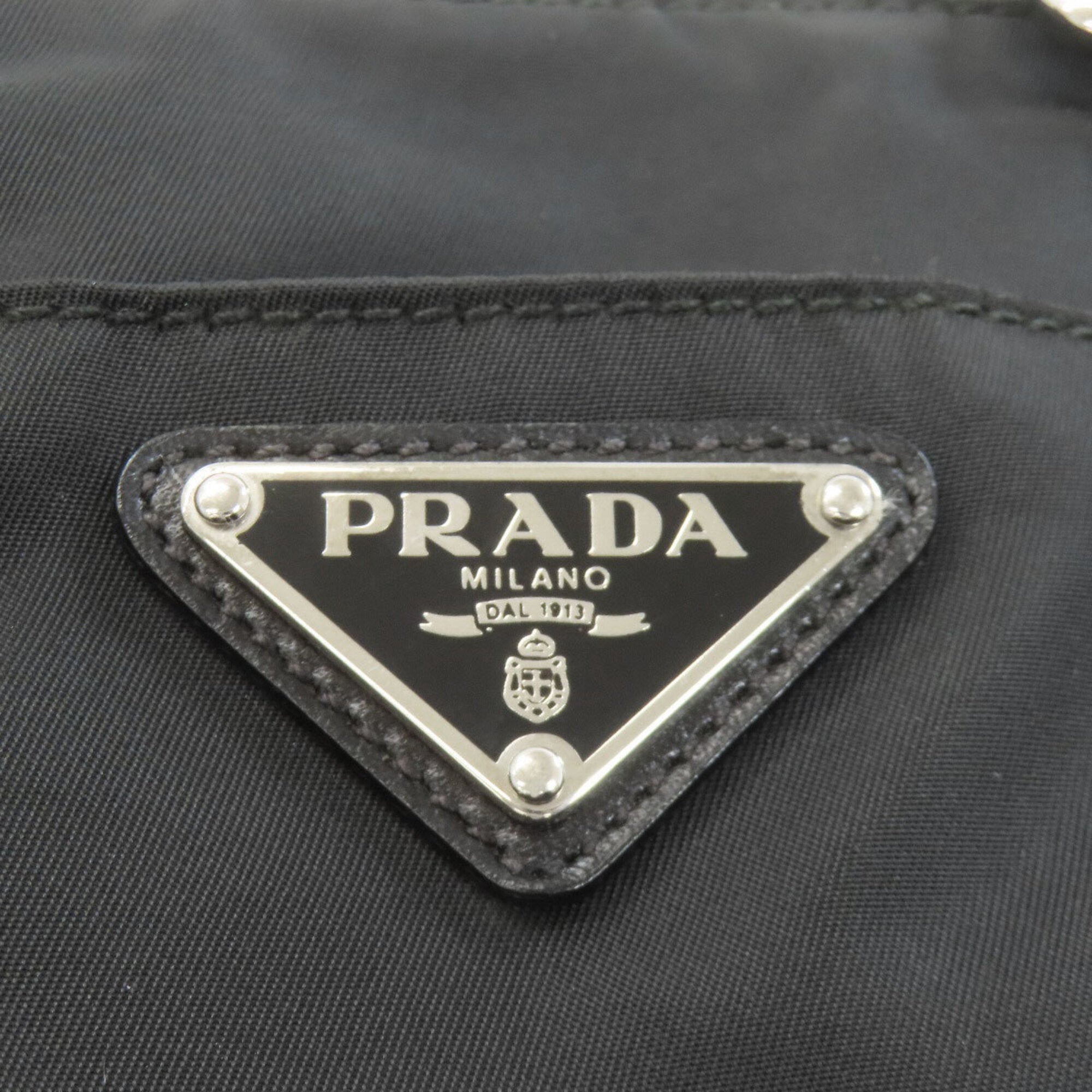 Prada Black Nylon Handbag (Pre-Owned)