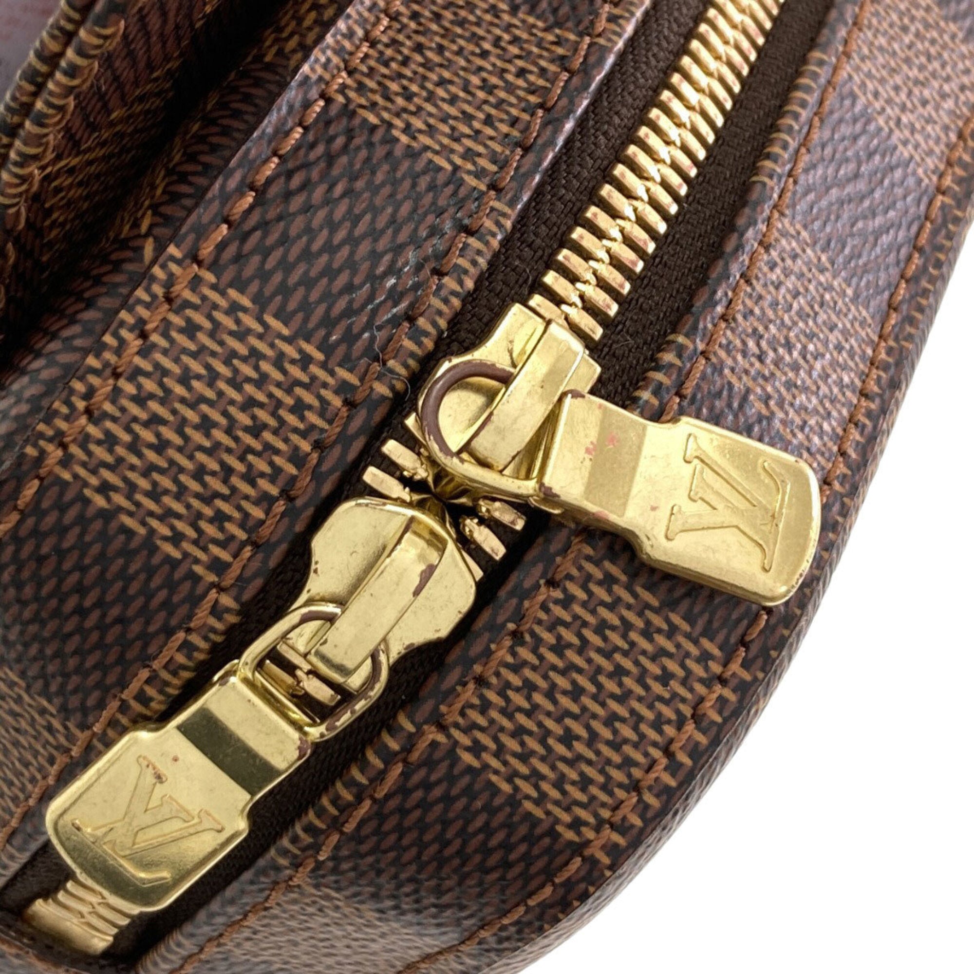 Louis Vuitton Damier Damier Canvas Ebene Damier Canvas Sling Bag (Pre-Owned)