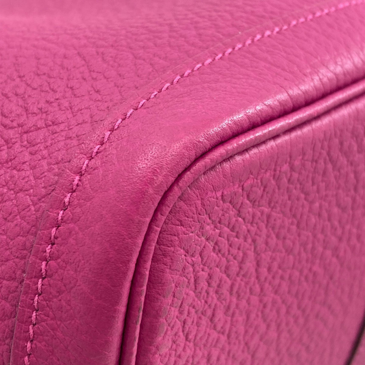 Hermes Pink Purple Negonda Leather Handbag (Pre-Owned)