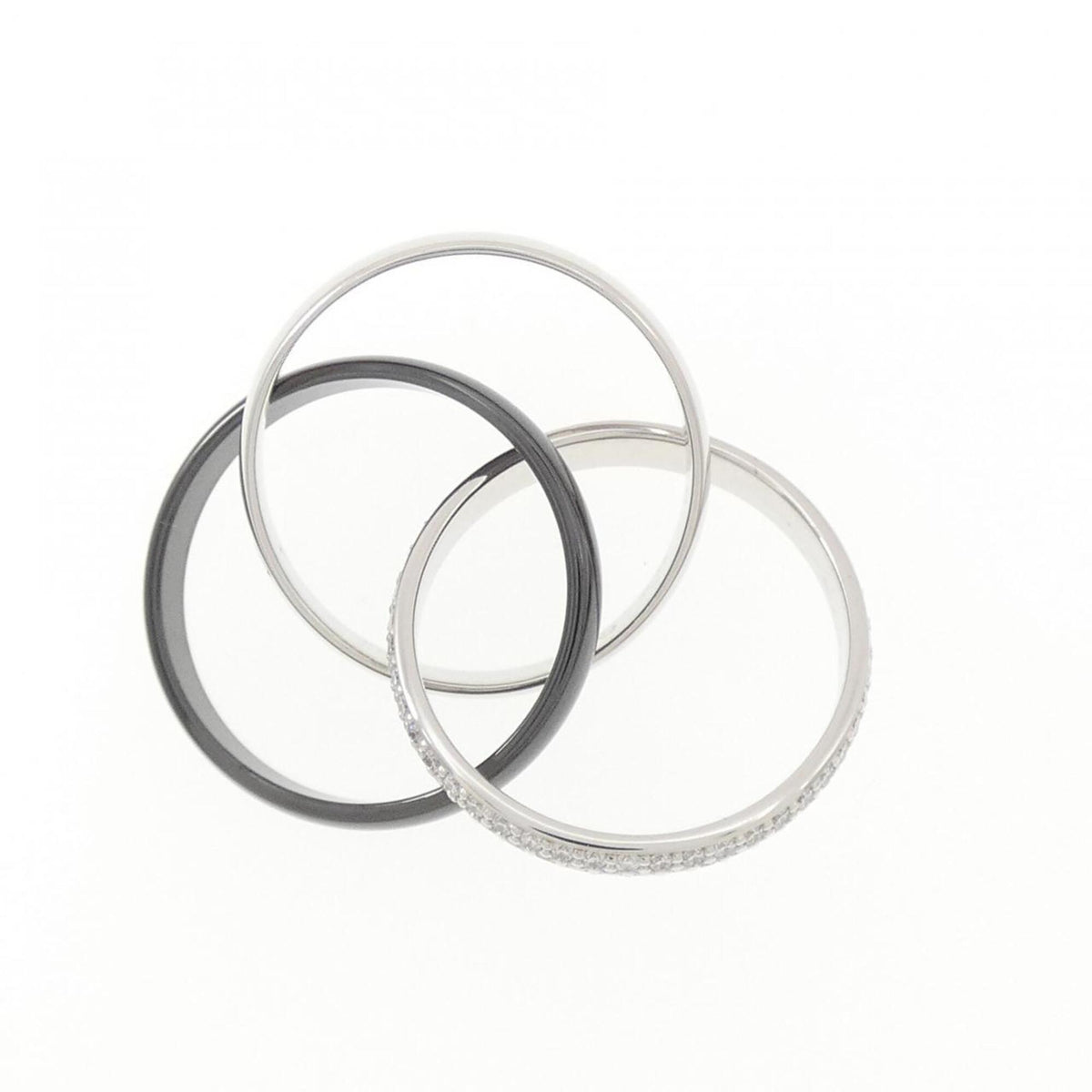Cartier White Gold (18K) Ceramic Band Ring (Pre-Owned)