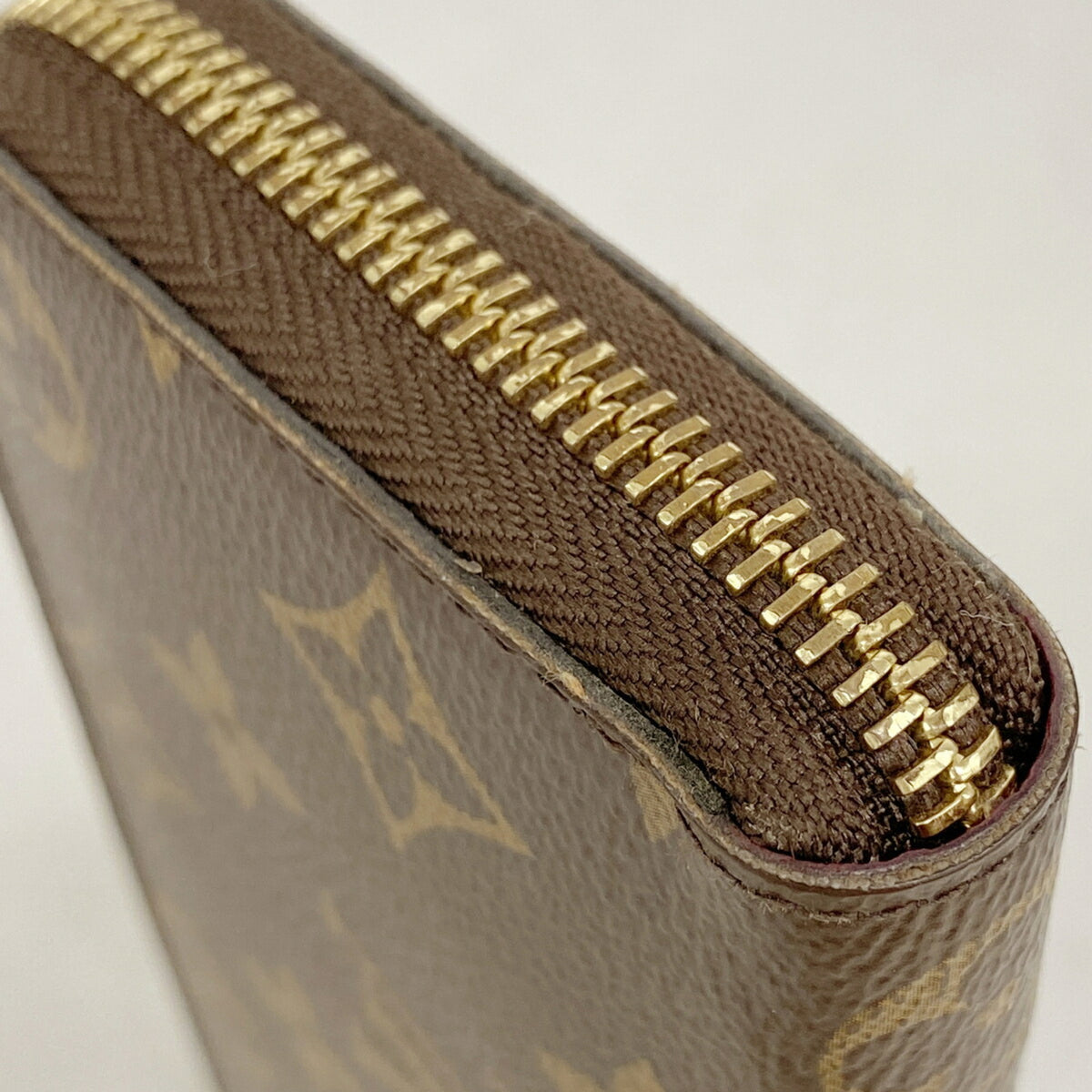 Louis Vuitton Brown Fuchsia Long Wallet (Bi-Fold) (Pre-Owned)