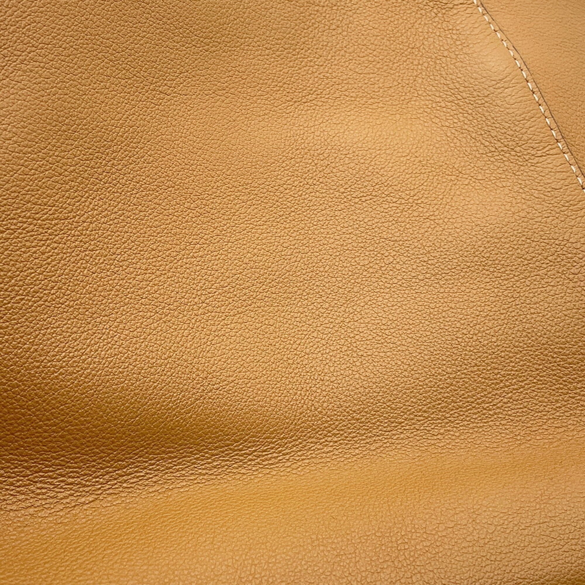 Prada Brown Leather Shoulder Bag (Pre-Owned)
