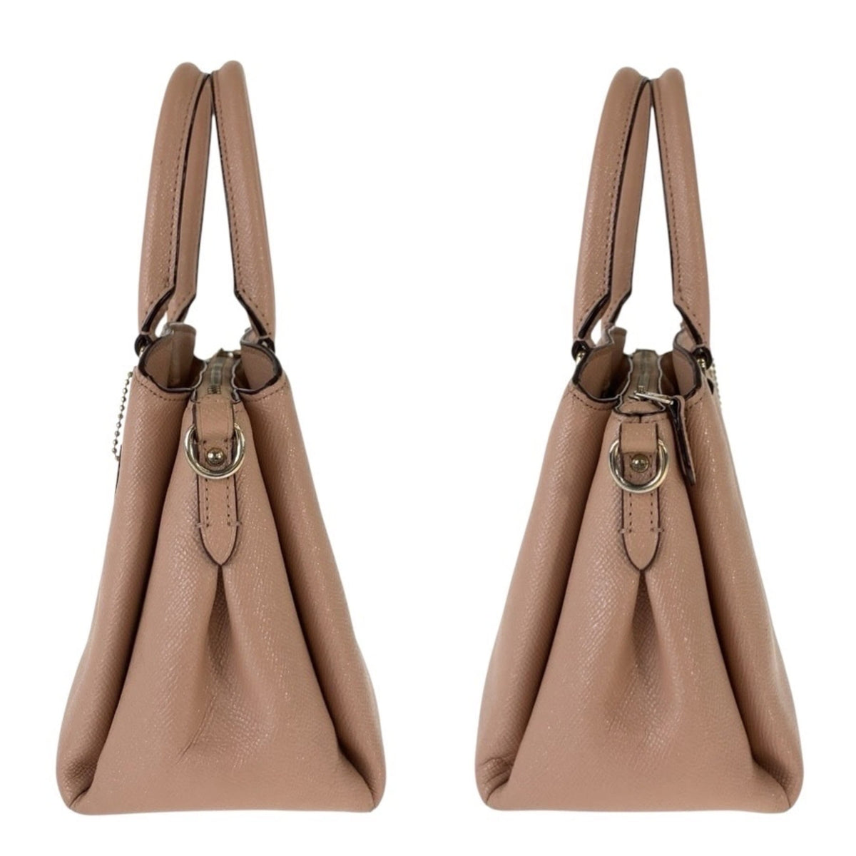 Coach Pink Beige Pvc Handbag Shoulder Bag (Pre-Owned)