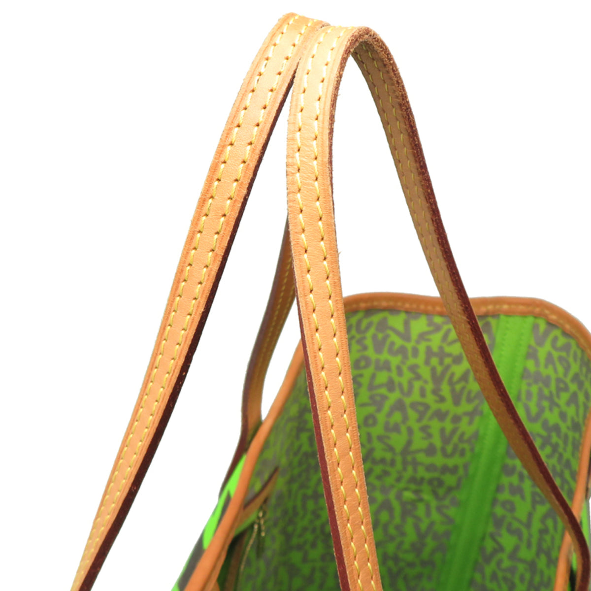 Louis Vuitton Green Monogram Graffiti Tote Bag (Pre-Owned)