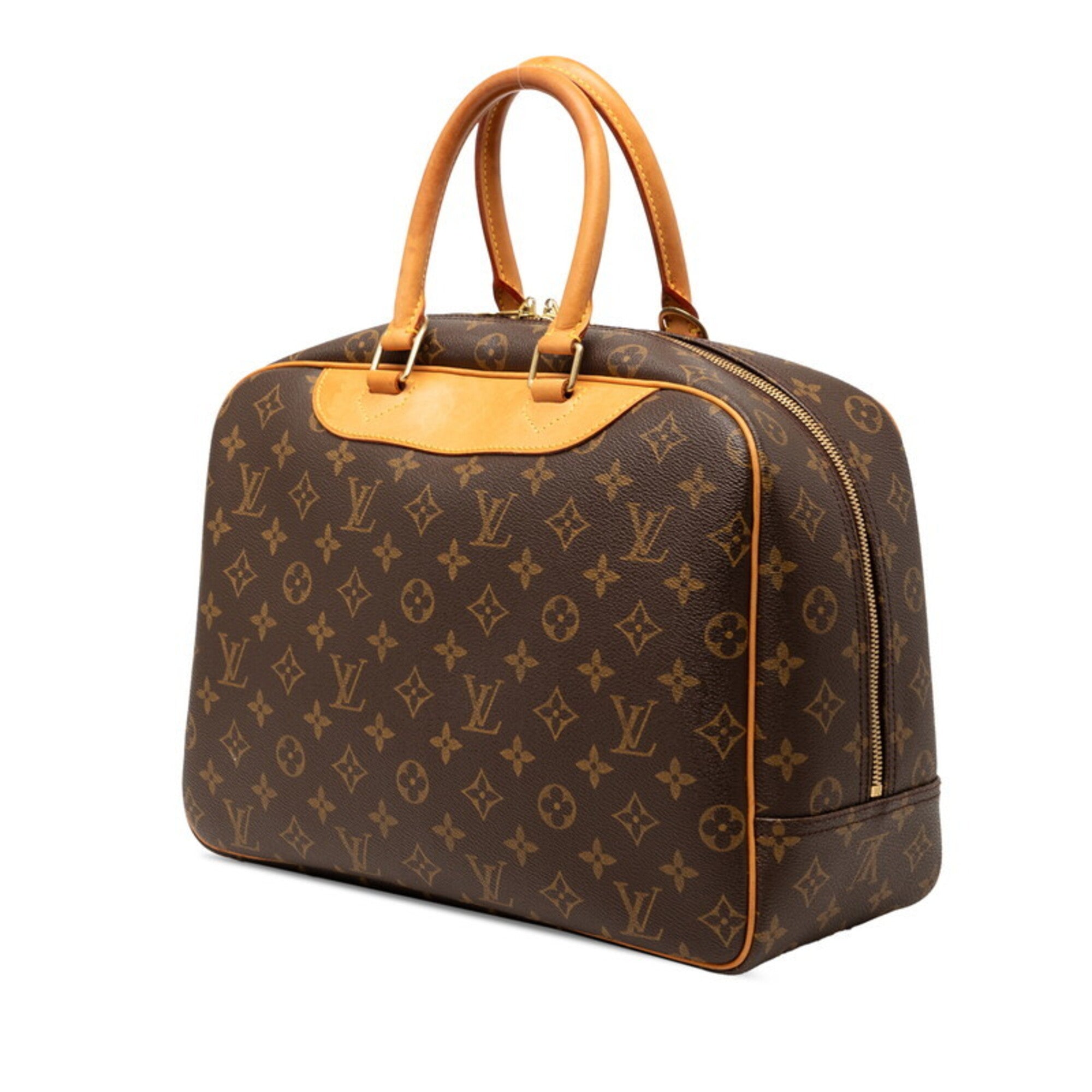 Louis Vuitton Brown Pvc Leather Handbag (Pre-Owned)