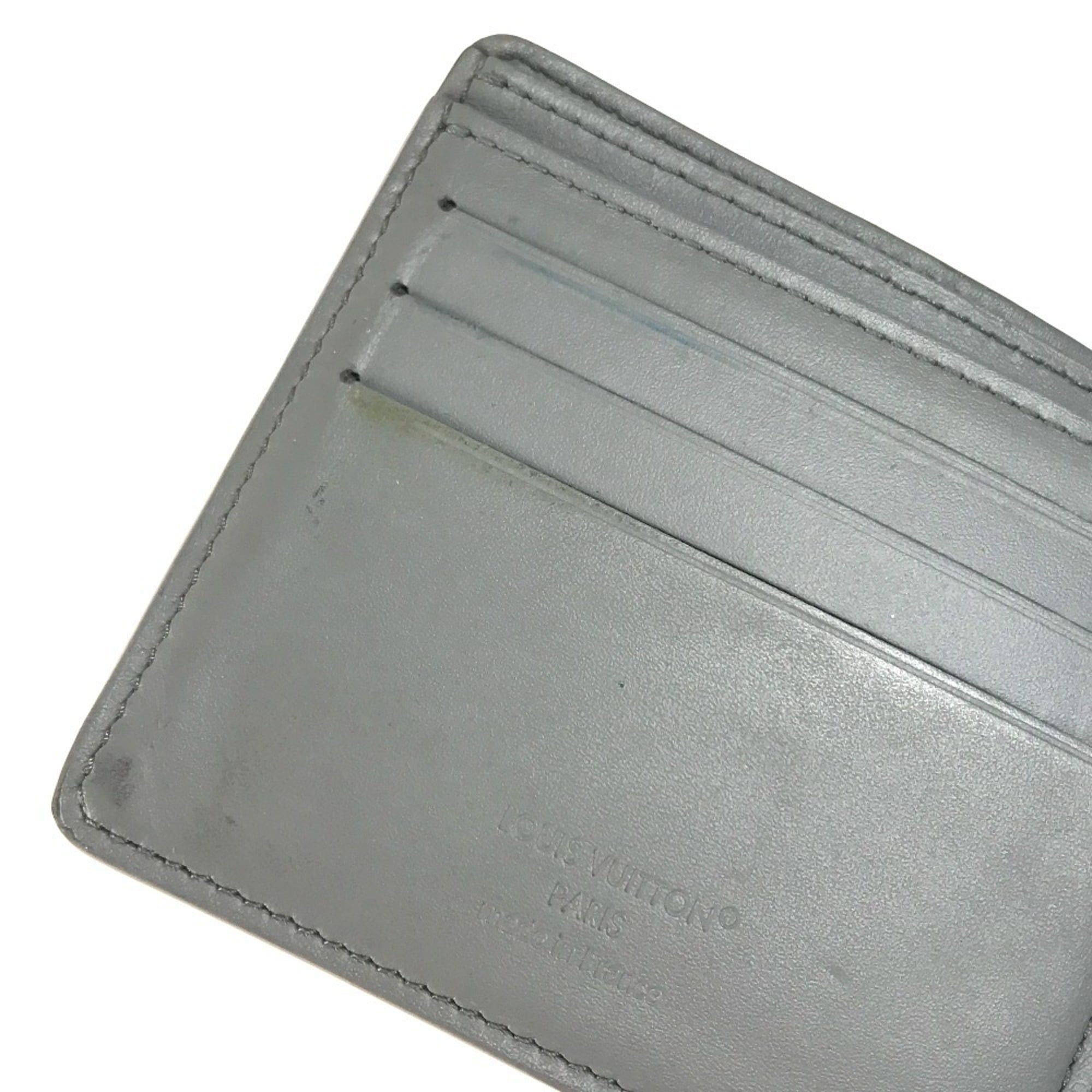 Louis Vuitton Monogram Shadow Gray Monogram Shadow Wallet (Bi-Fold) (Pre-Owned)