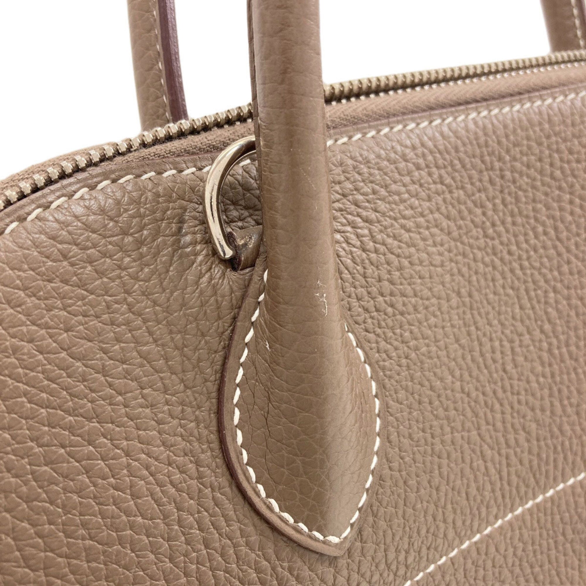 Hermes Bolide Etoupe Gray Handbag (Pre-Owned)