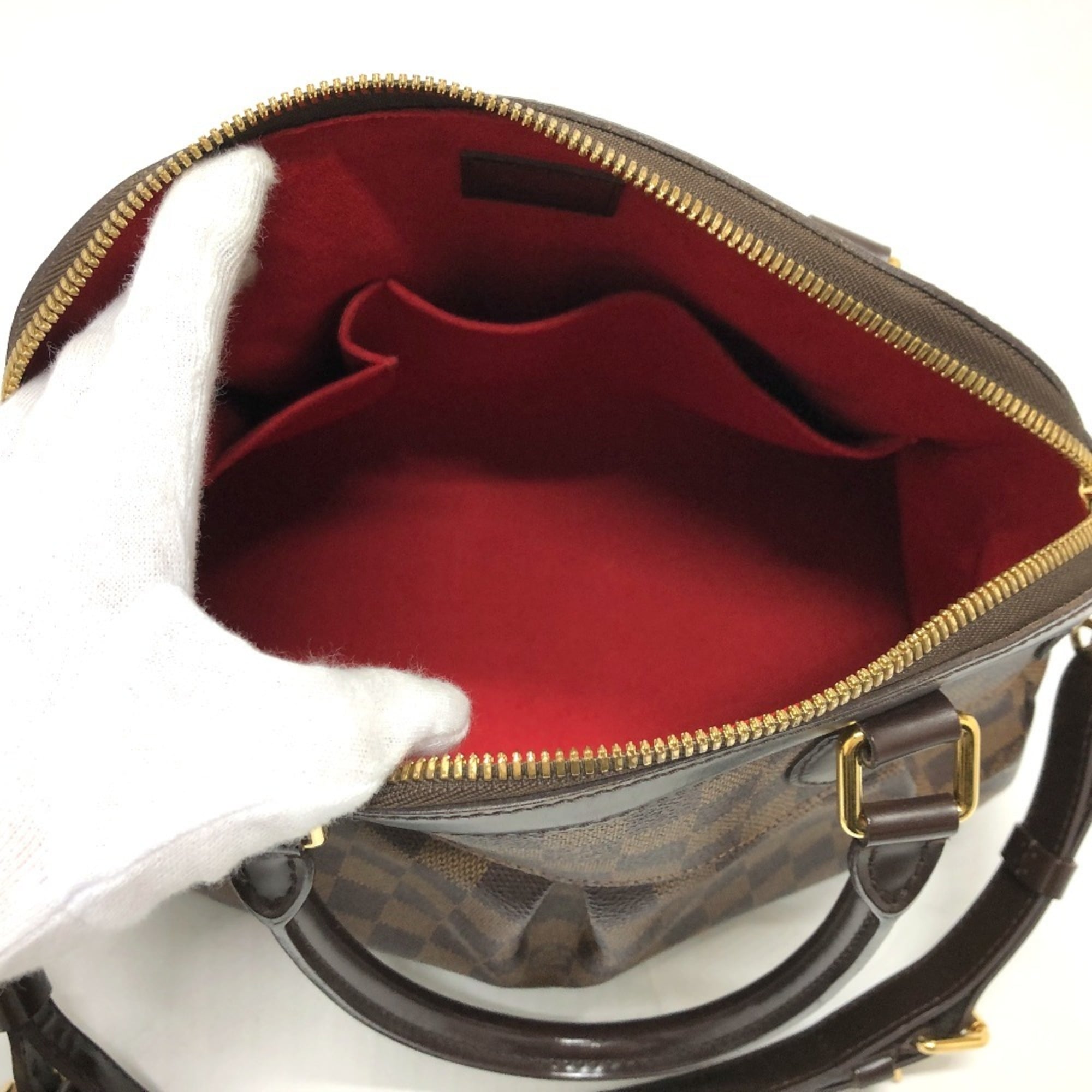 Louis Vuitton Damier Brown Damier Canvas Galle Damier Canvas Handbag (Pre-Owned)