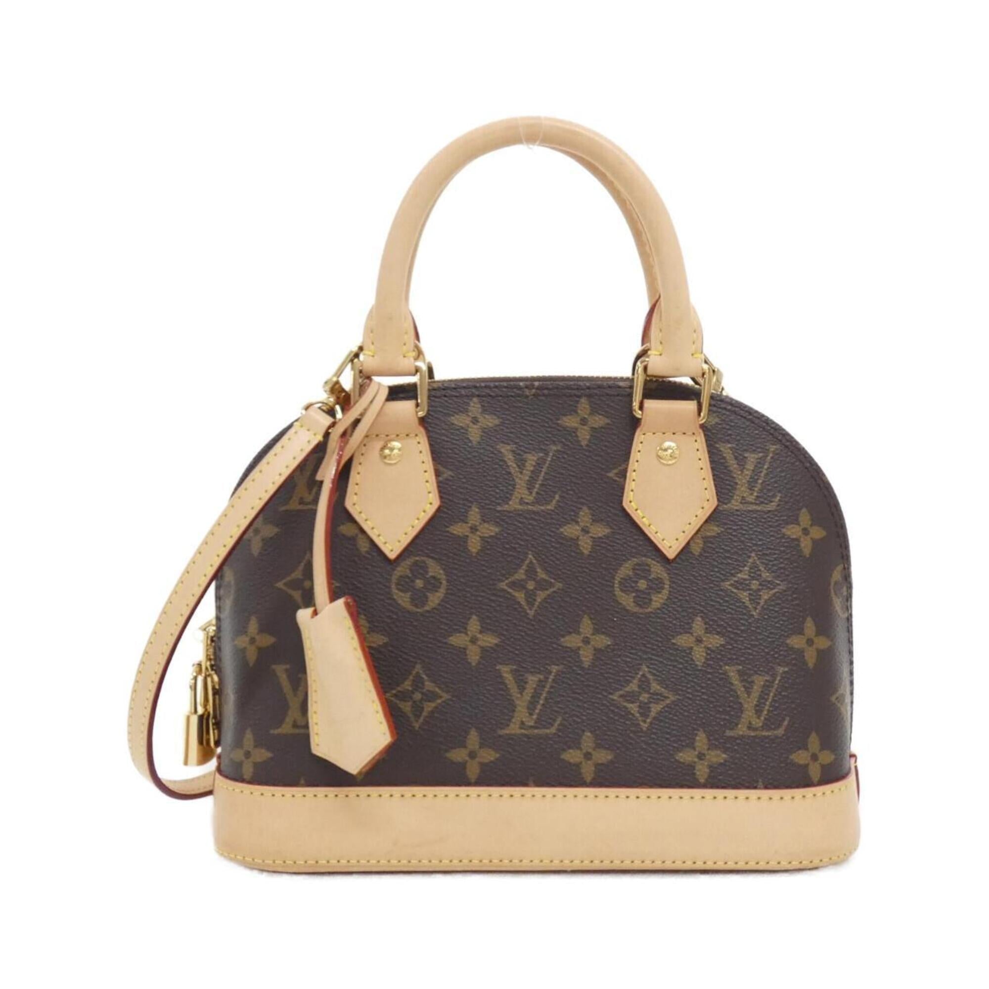 Louis Vuitton Marron Coated Canvas Handbag (Pre-Owned)