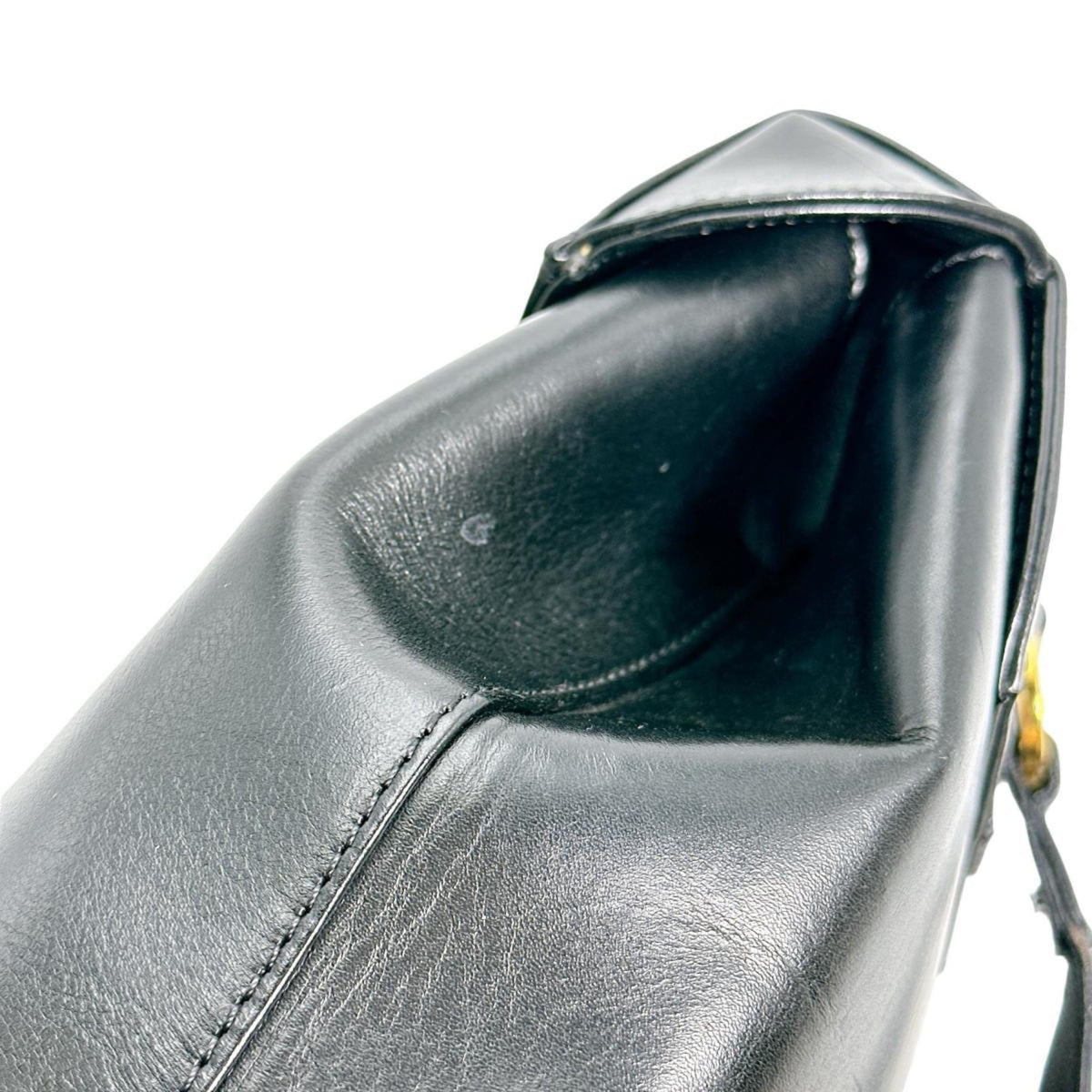 Salvatore Ferragamo Black Leather Backpack (Pre-Owned)