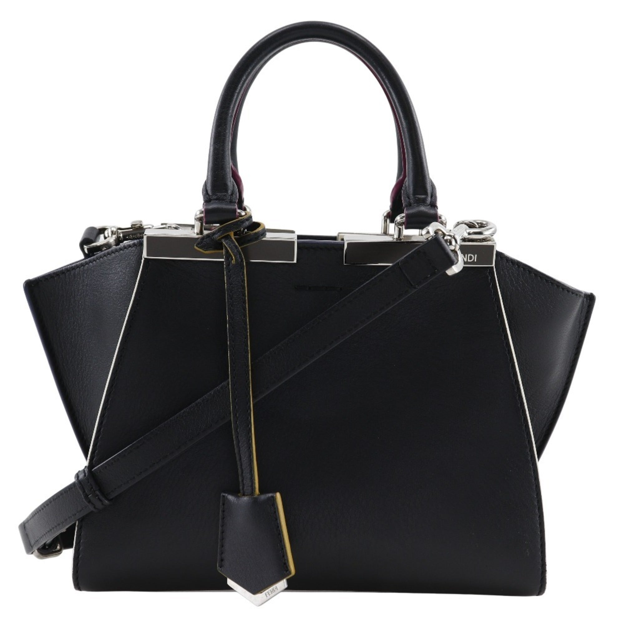 Fendi Black Leather Handbag (Pre-Owned)