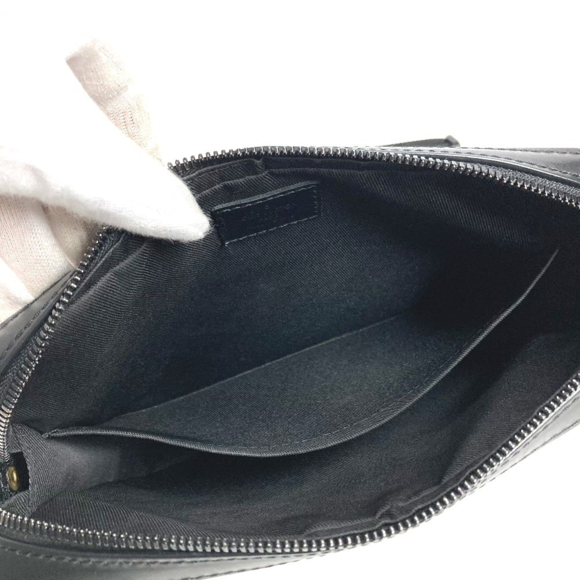 Louis Vuitton Monogram Shadow Black Monogram Shadow Shoulder Bag (Pre-Owned)