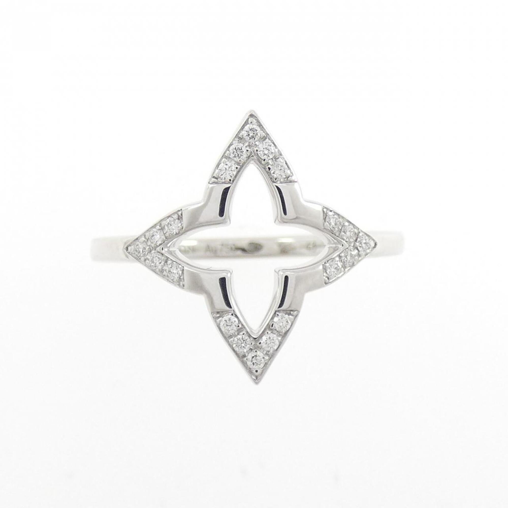 Louis Vuitton White Gold (18K) Band Ring (Pre-Owned)