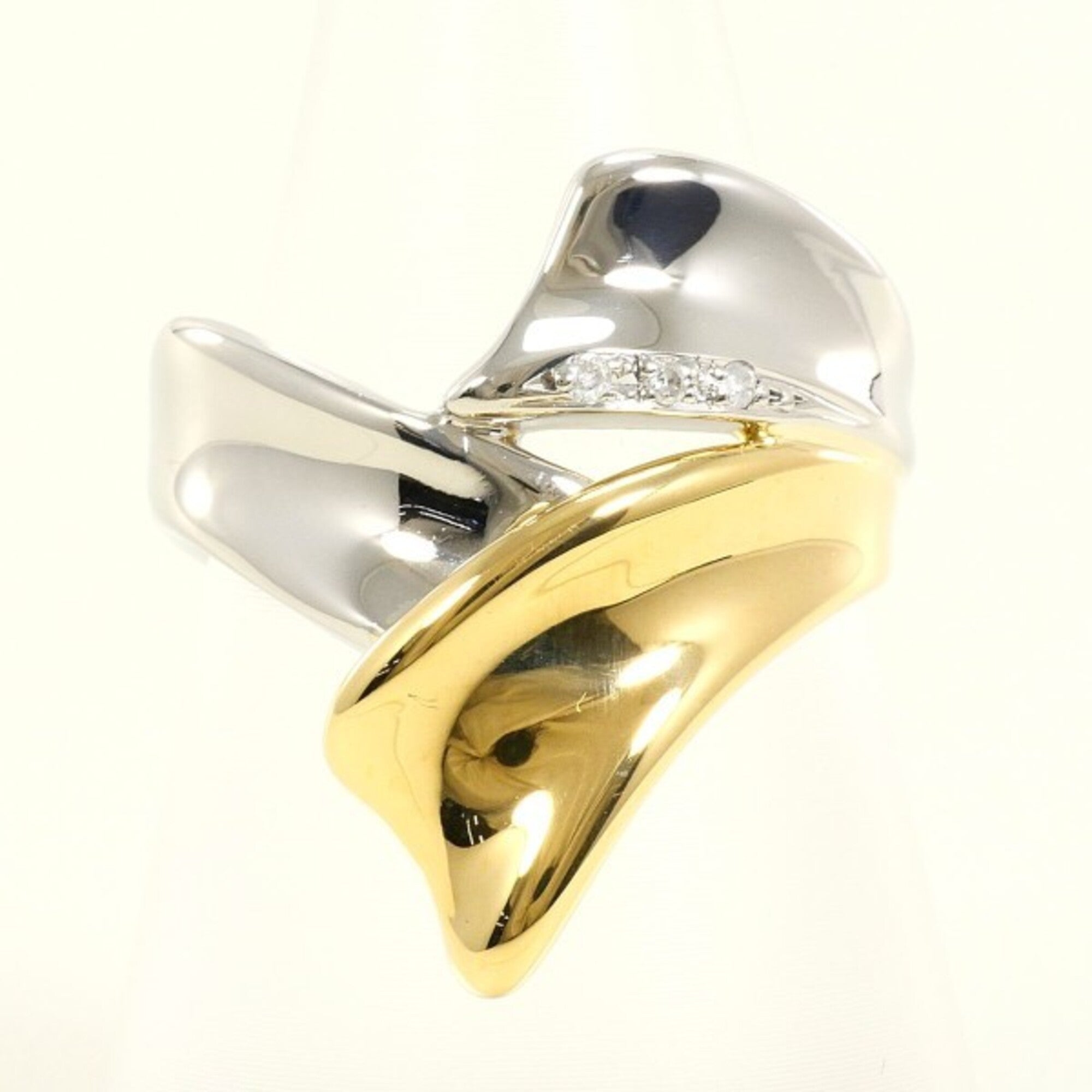 Unbranded Platinum Yellow Gold Yellow Gold (18K) Platinum 850 Band Ring (Pre-Owned)