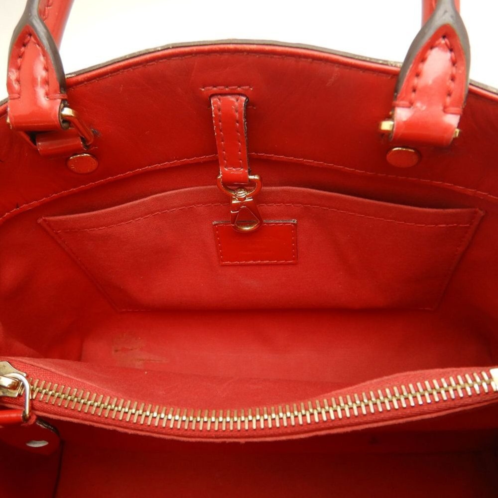 Louis Vuitton Cerise Patent Leather Handbag (Pre-Owned)