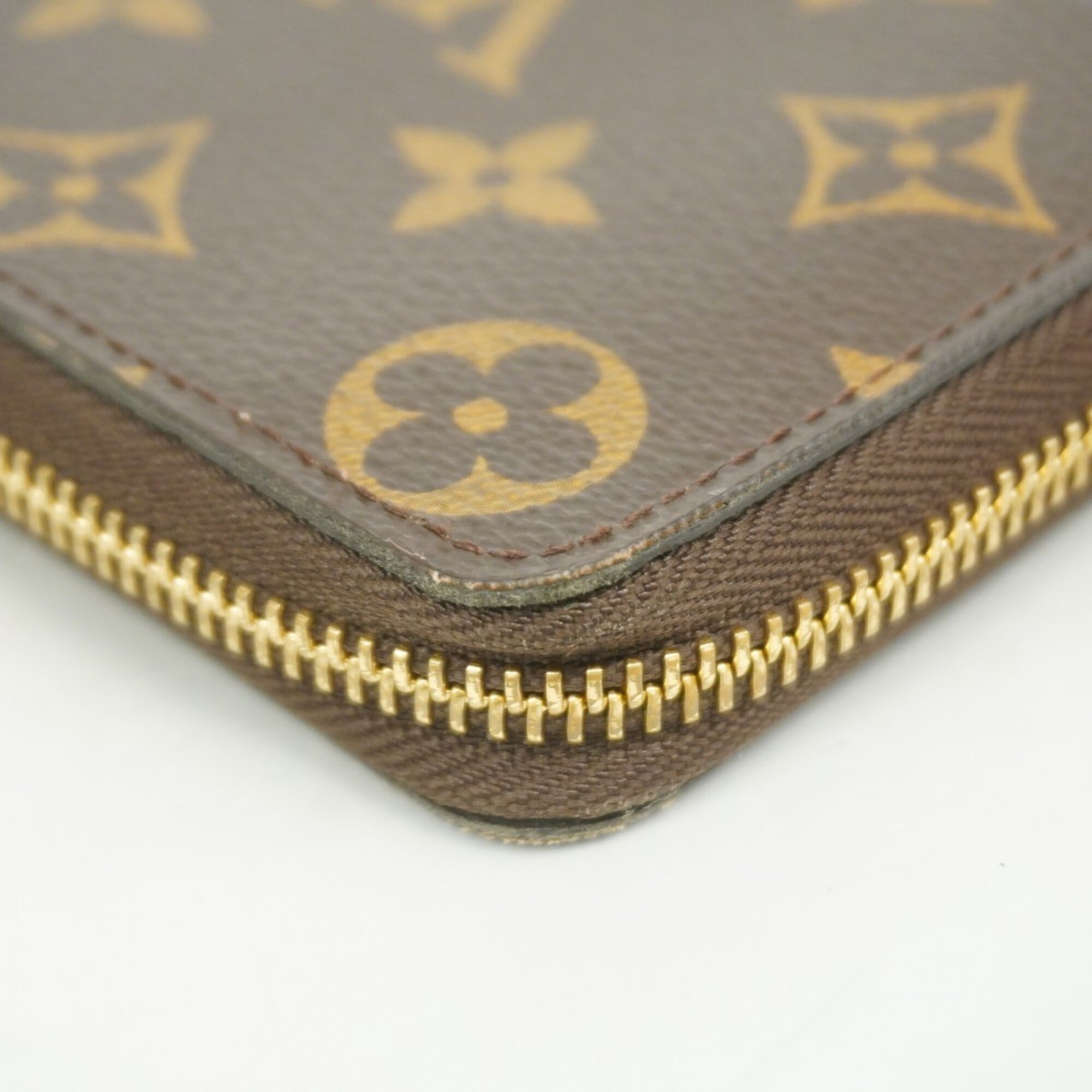 Louis Vuitton Brown Fuchsia Long Wallet (Bi-Fold) (Pre-Owned)