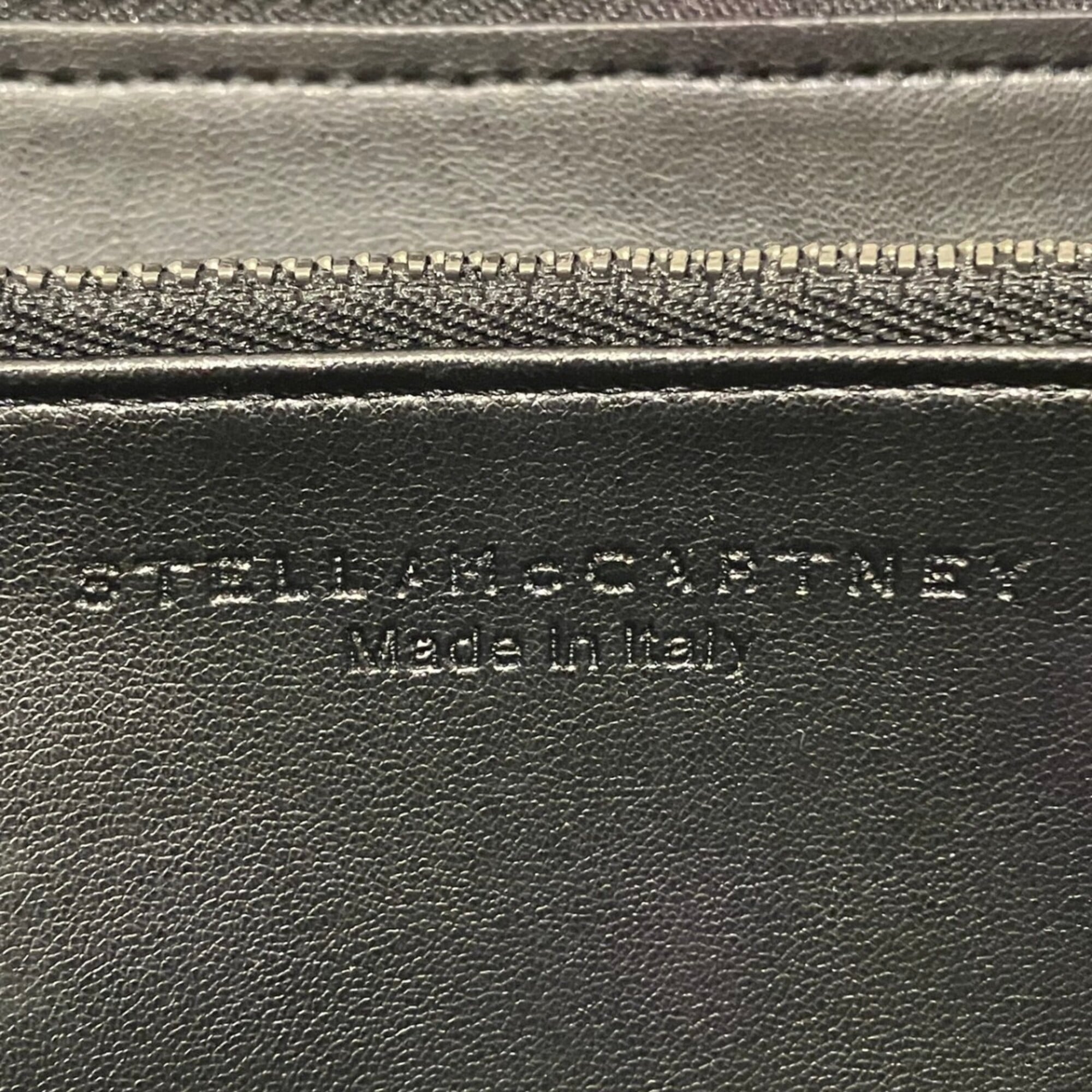 Stella Mccartney Black Polyester Long Wallet (Bi-Fold) (Pre-Owned)