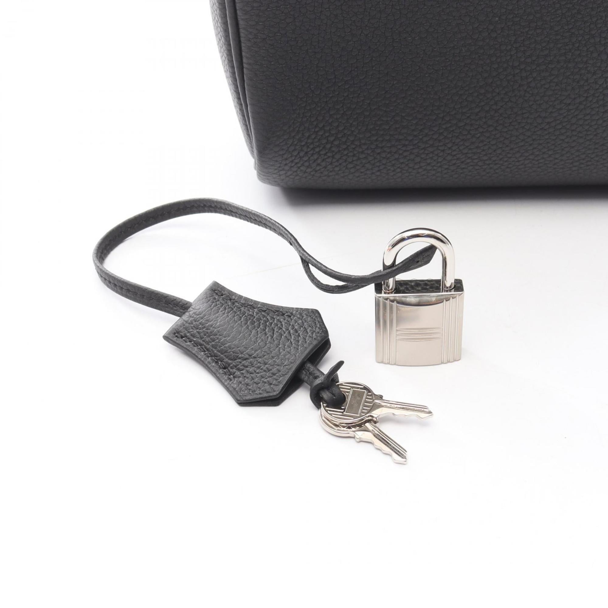Hermes Gray Leather Togo Leather Fanny Pack (Pre-Owned)
