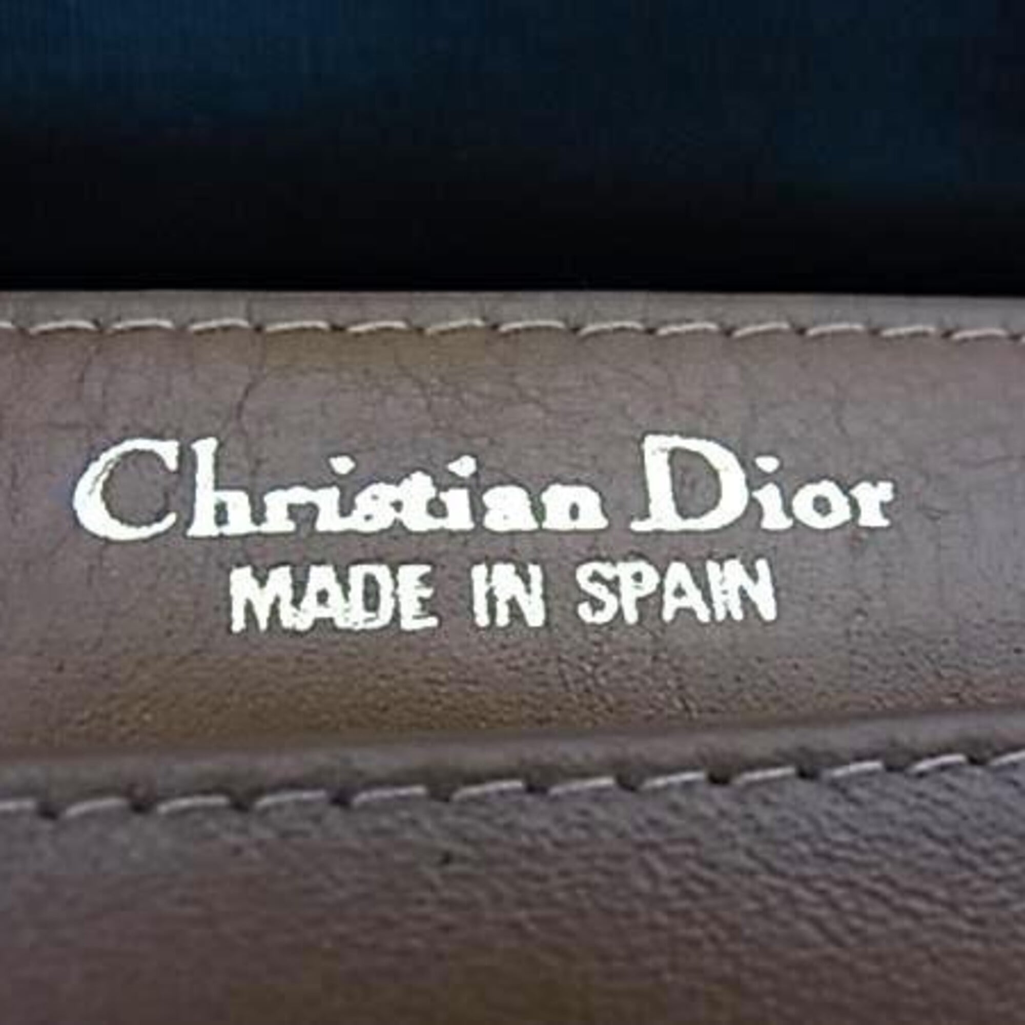 Christian Dior Brown Pvc Leather Long Wallet (Bi-Fold) (Pre-Owned)
