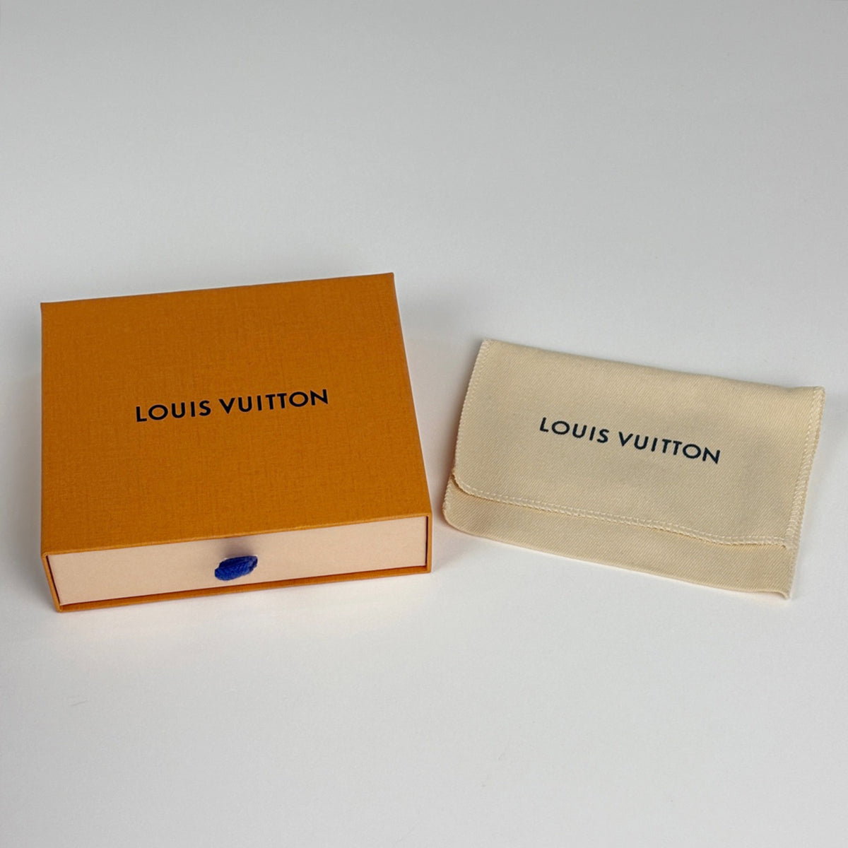 Louis Vuitton Gold Metal Band Ring (Pre-Owned)