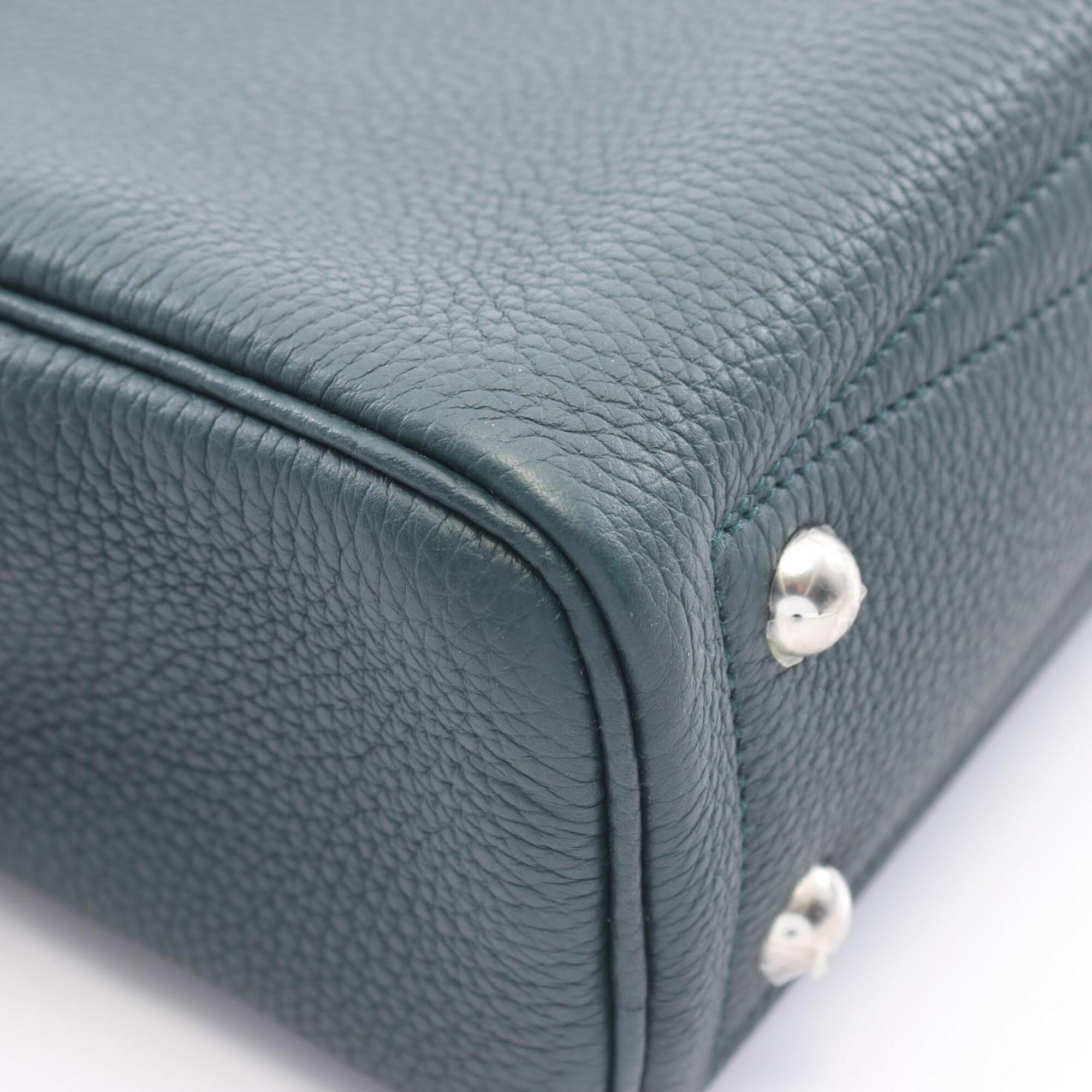 Hermes Green Togo Leather Handbag (Pre-Owned)