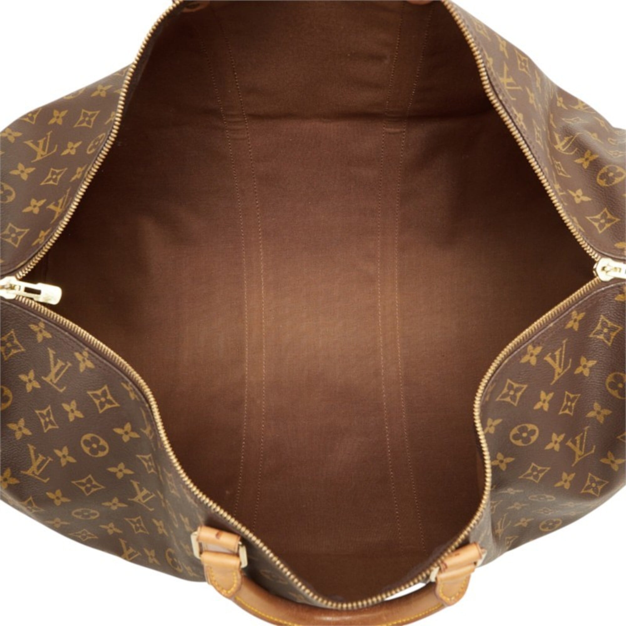 Louis Vuitton Monogram Brown Pvc Leather Boston Bag Shoulder Bag (Pre-Owned)