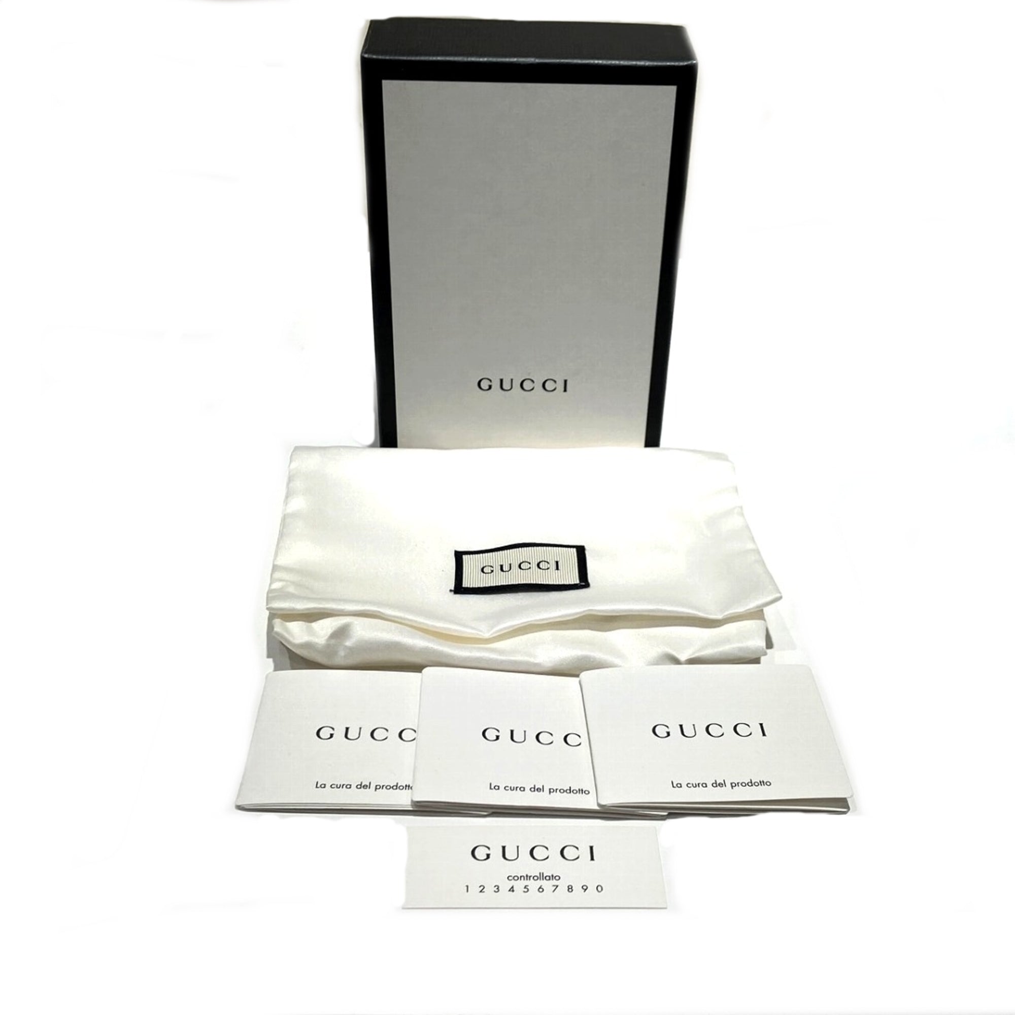 Gucci White Leather Wallet (Bi-Fold) (Pre-Owned)