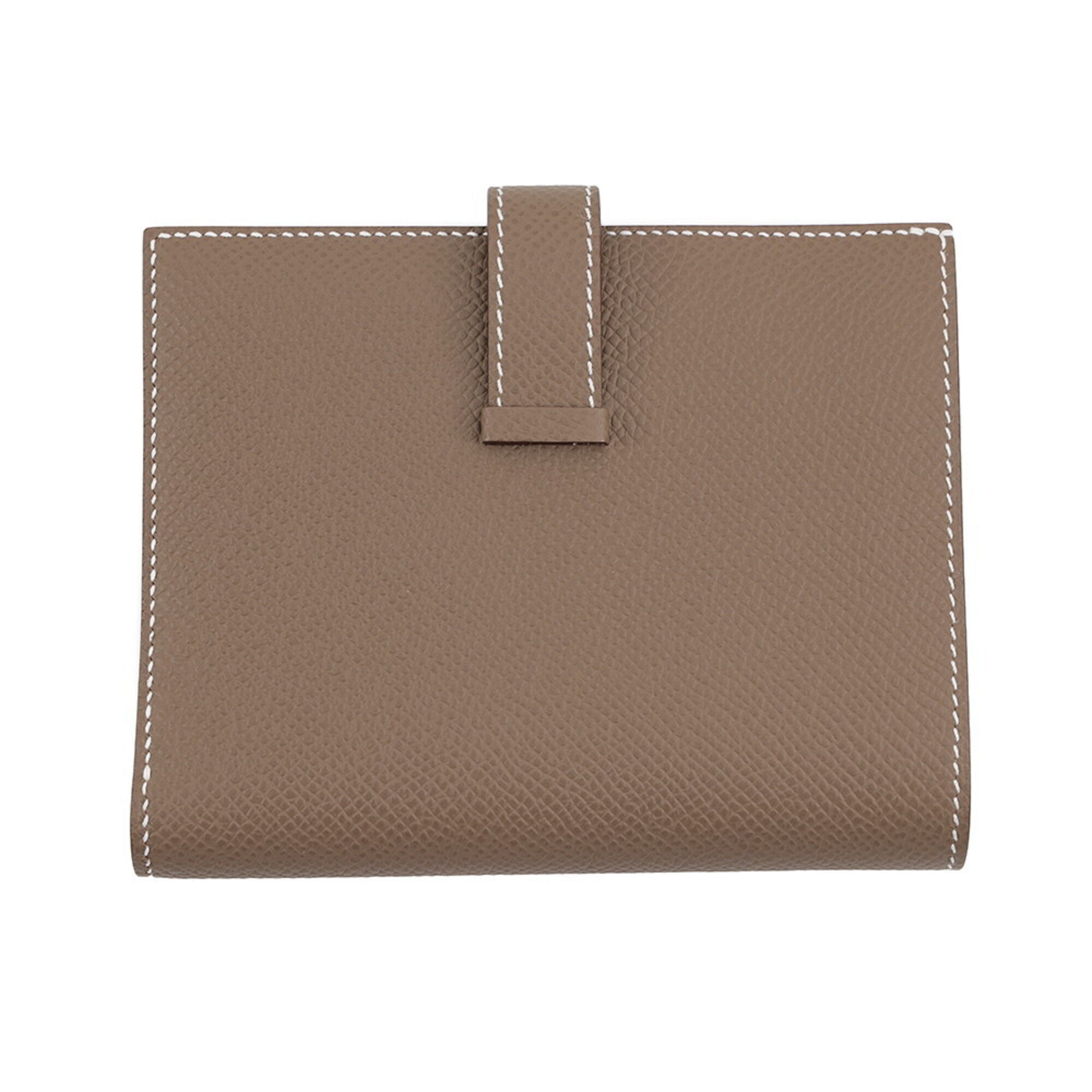 Hermes Etoupe Gray Epsom Leather Wallet (Bi-Fold) (Pre-Owned)