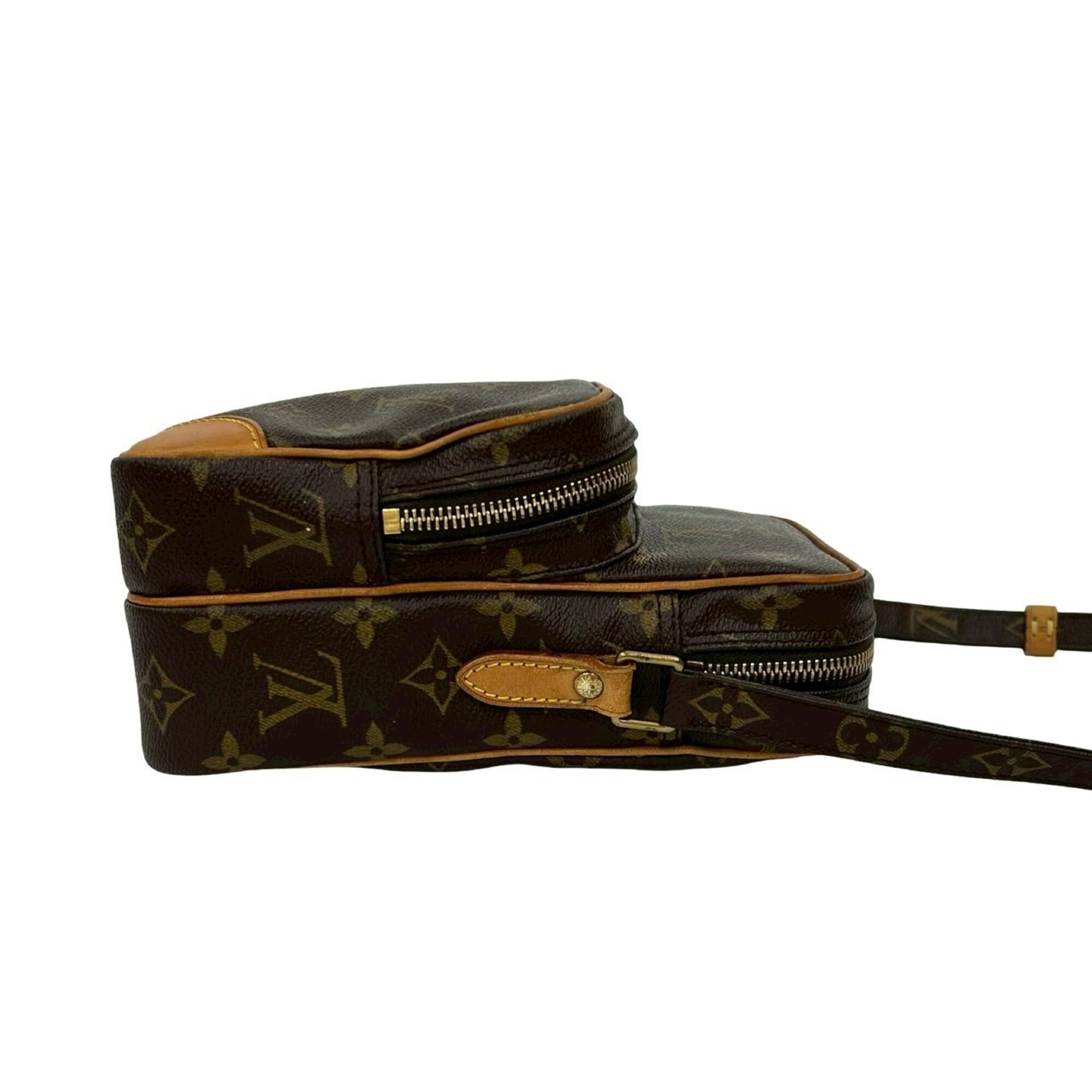 Louis Vuitton Brown Leather Pvc Pochette Shoulder Bag (Pre-Owned)