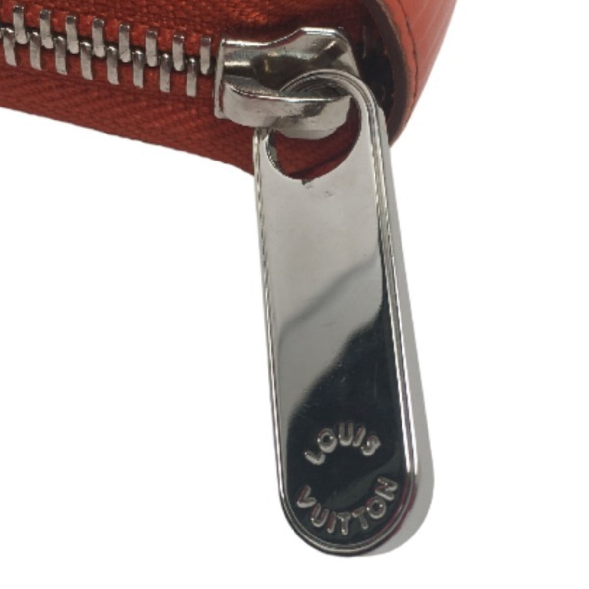 Louis Vuitton Epi Orange Epi Leather Long Wallet (Bi-Fold) (Pre-Owned)