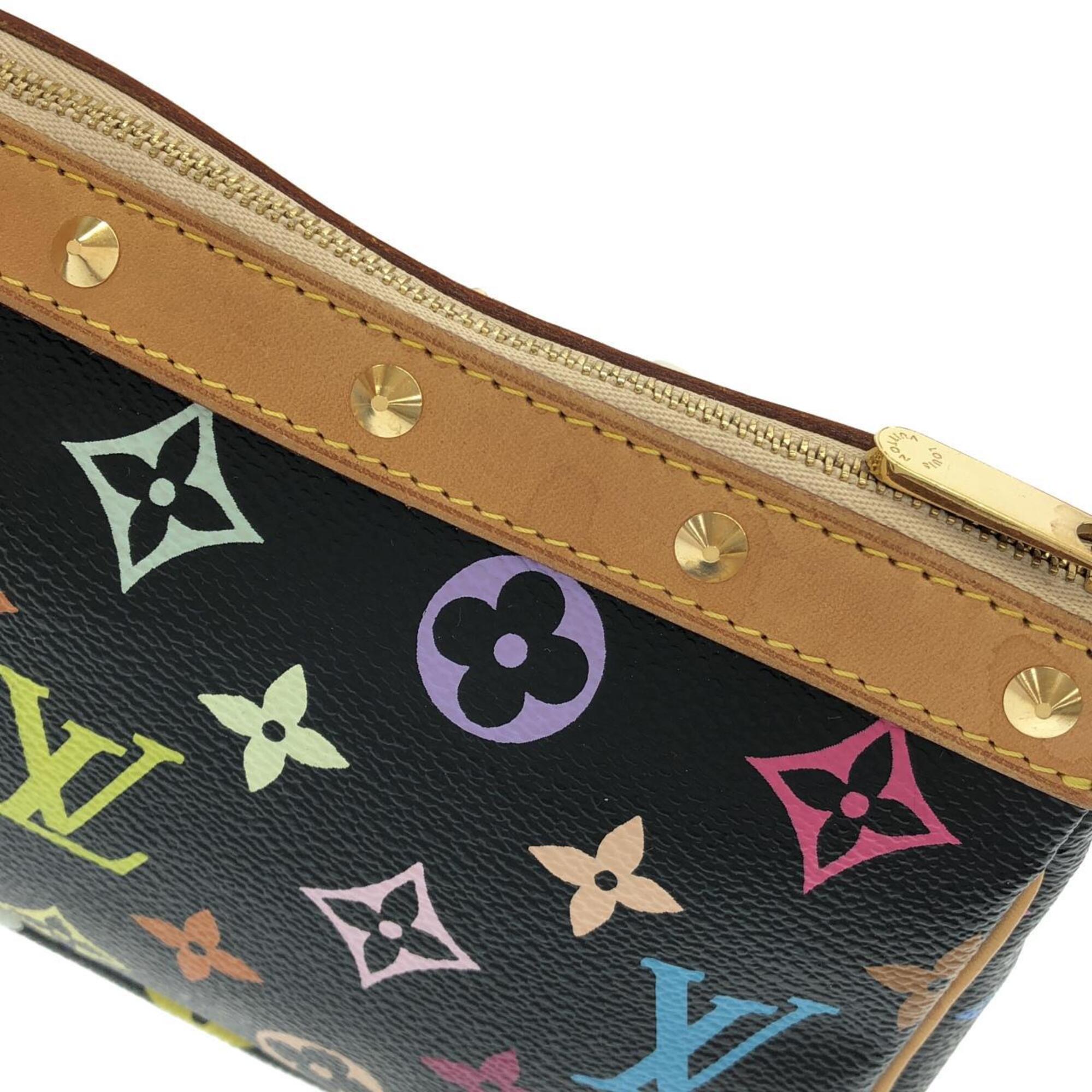 Louis Vuitton Black Multi-Color Monogram Multicolore Pochette Pouch (Pre-Owned)