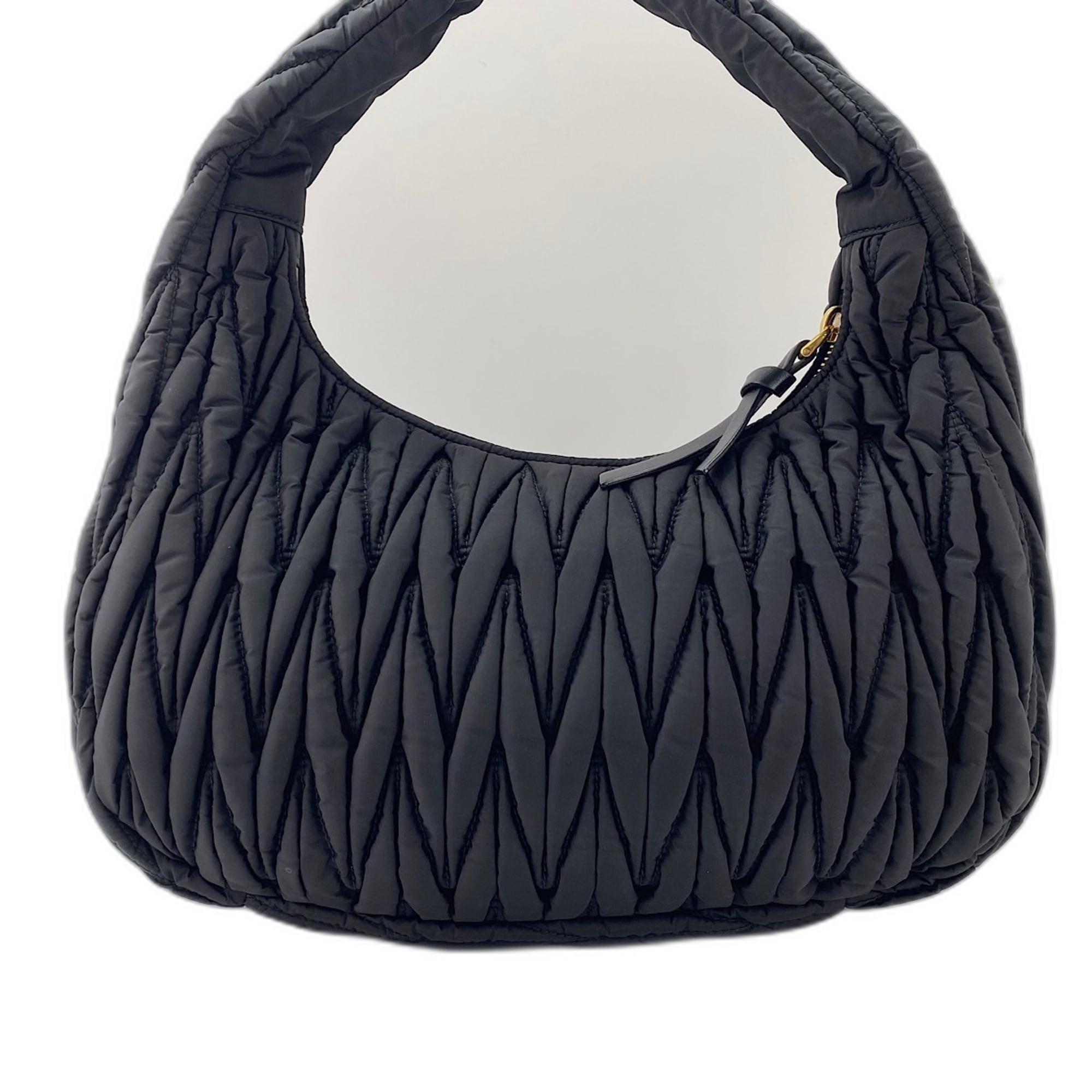 Miu Miu Black Nylon Handbag (Pre-Owned)