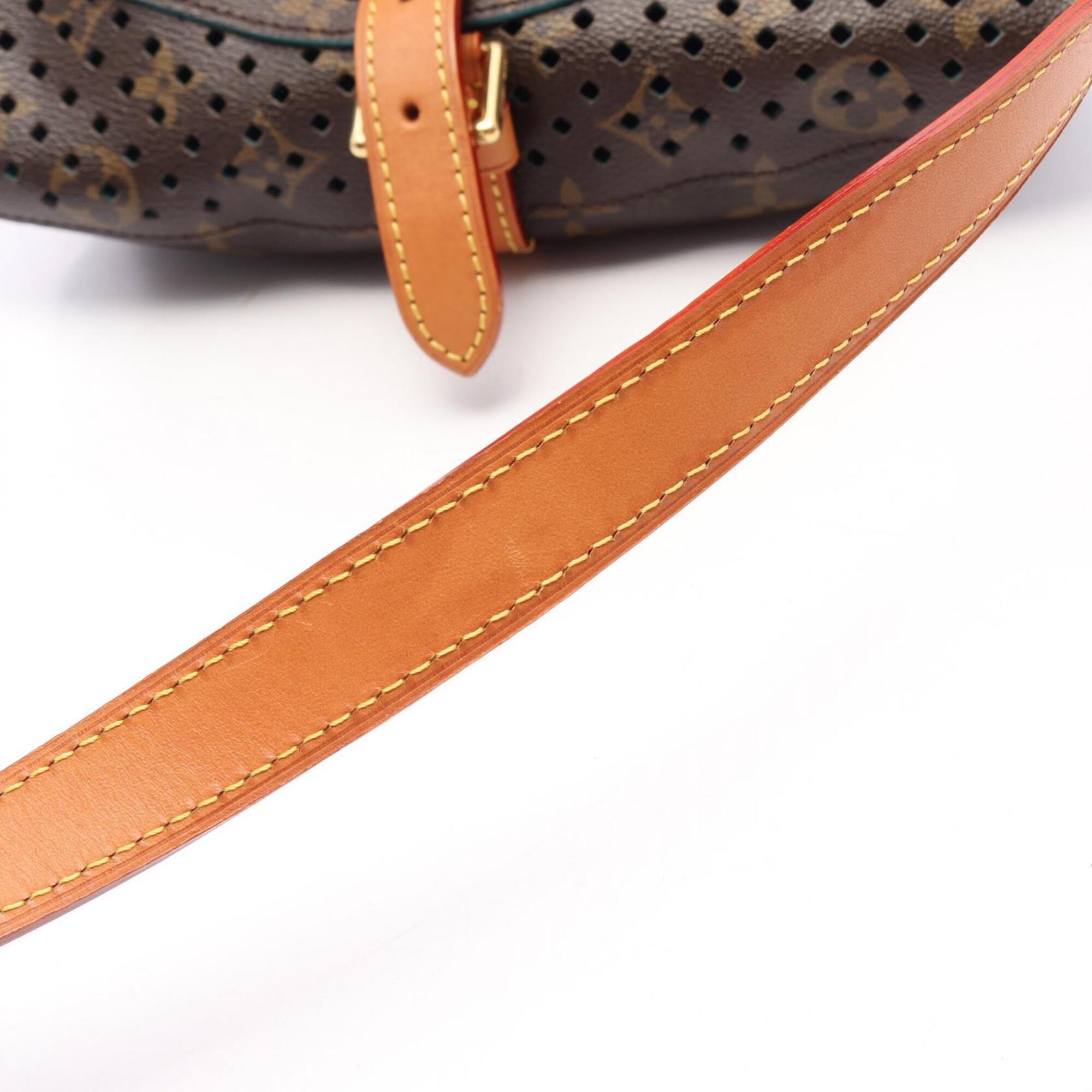 Louis Vuitton Brown Pvc Leather Handbag Shoulder Bag (Pre-Owned)