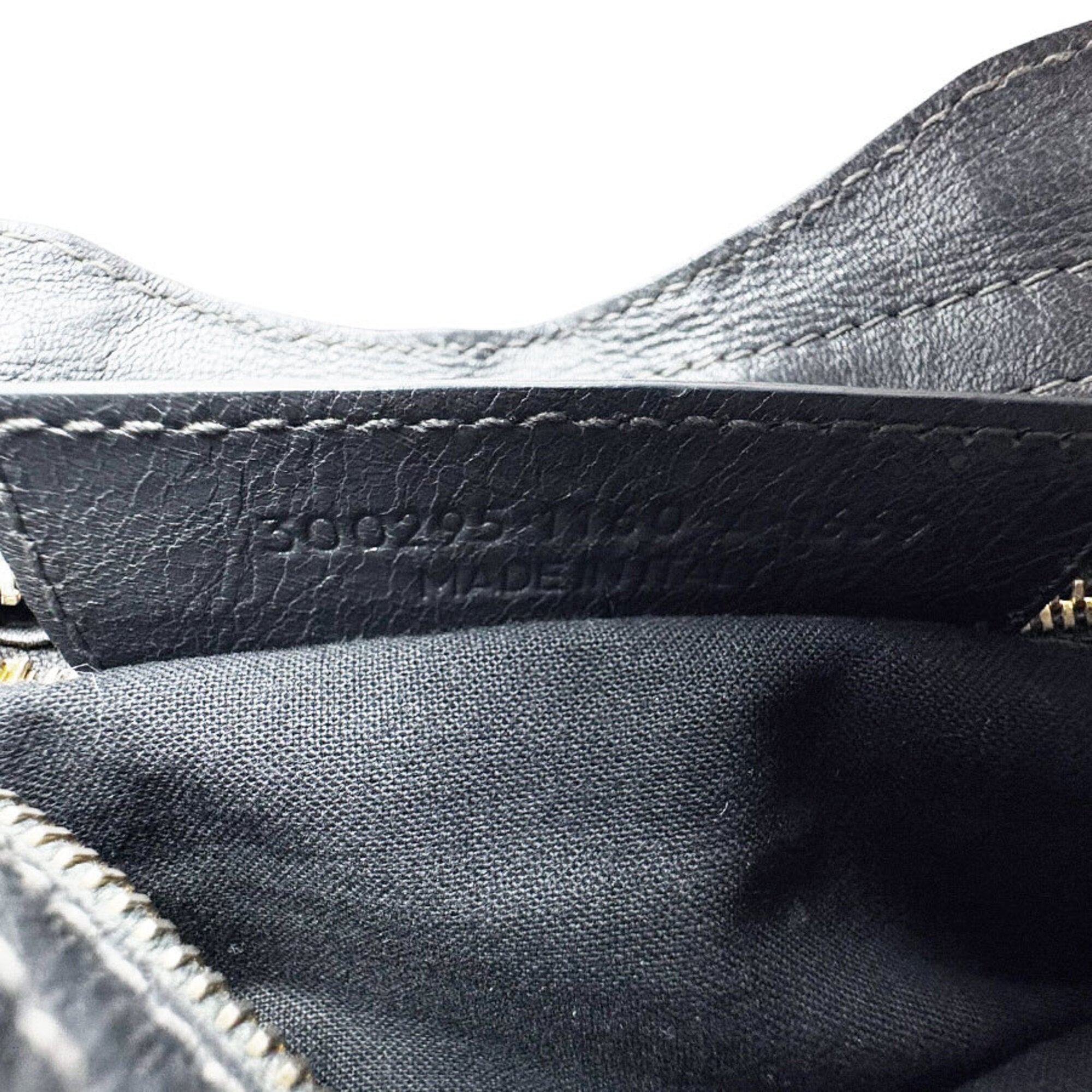 Balenciaga Gray Leather Handbag Shoulder Bag (Pre-Owned)