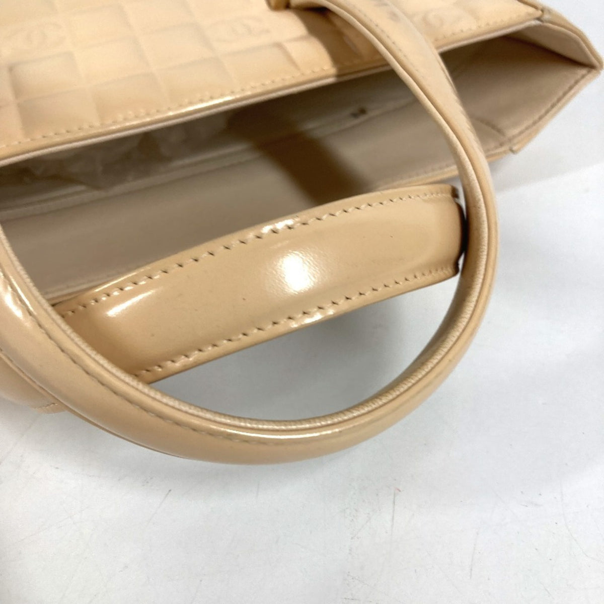 Chanel Beige Handbag Tote Bag (Pre-Owned)