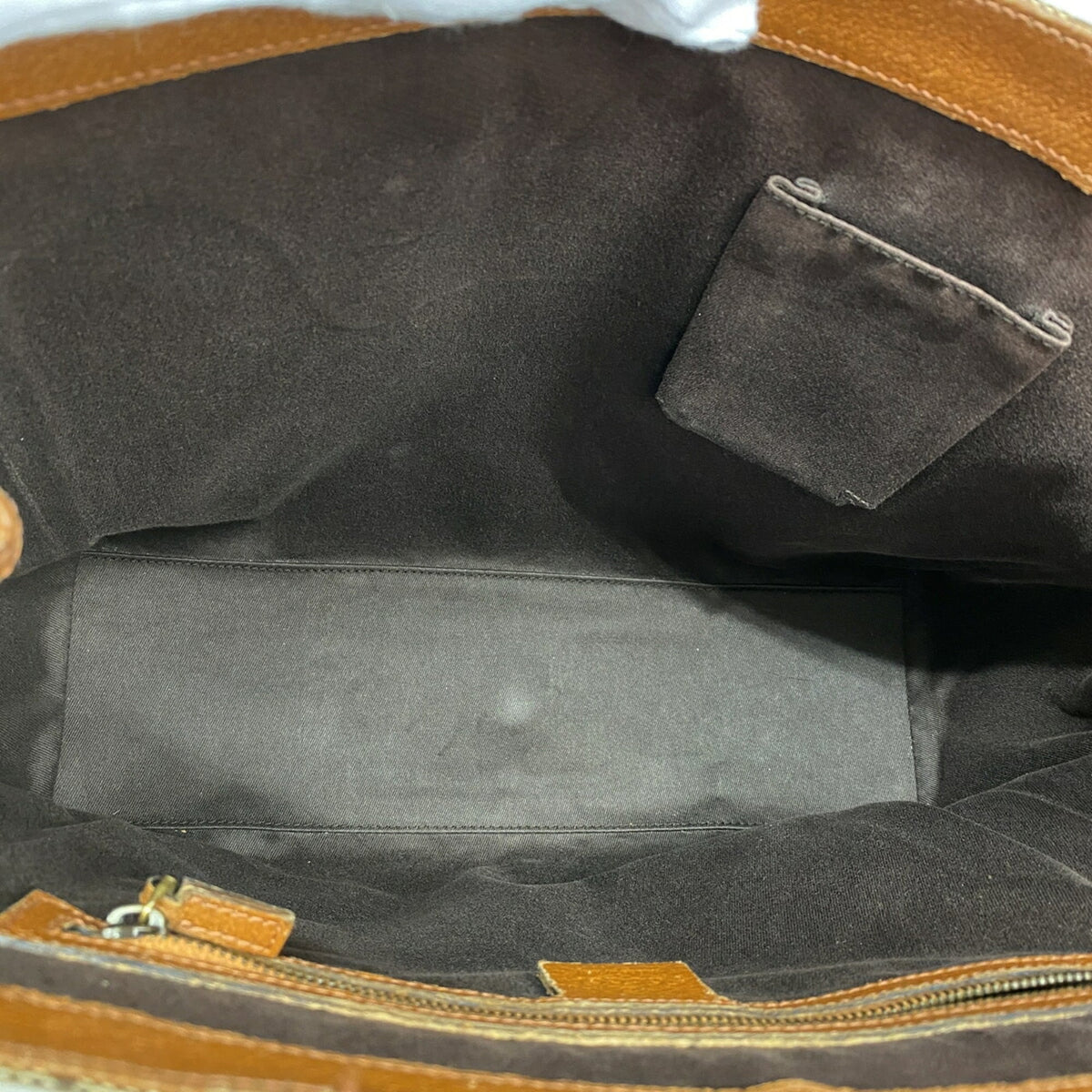 Gucci Brown Canvas Tote Bag (Pre-Owned)