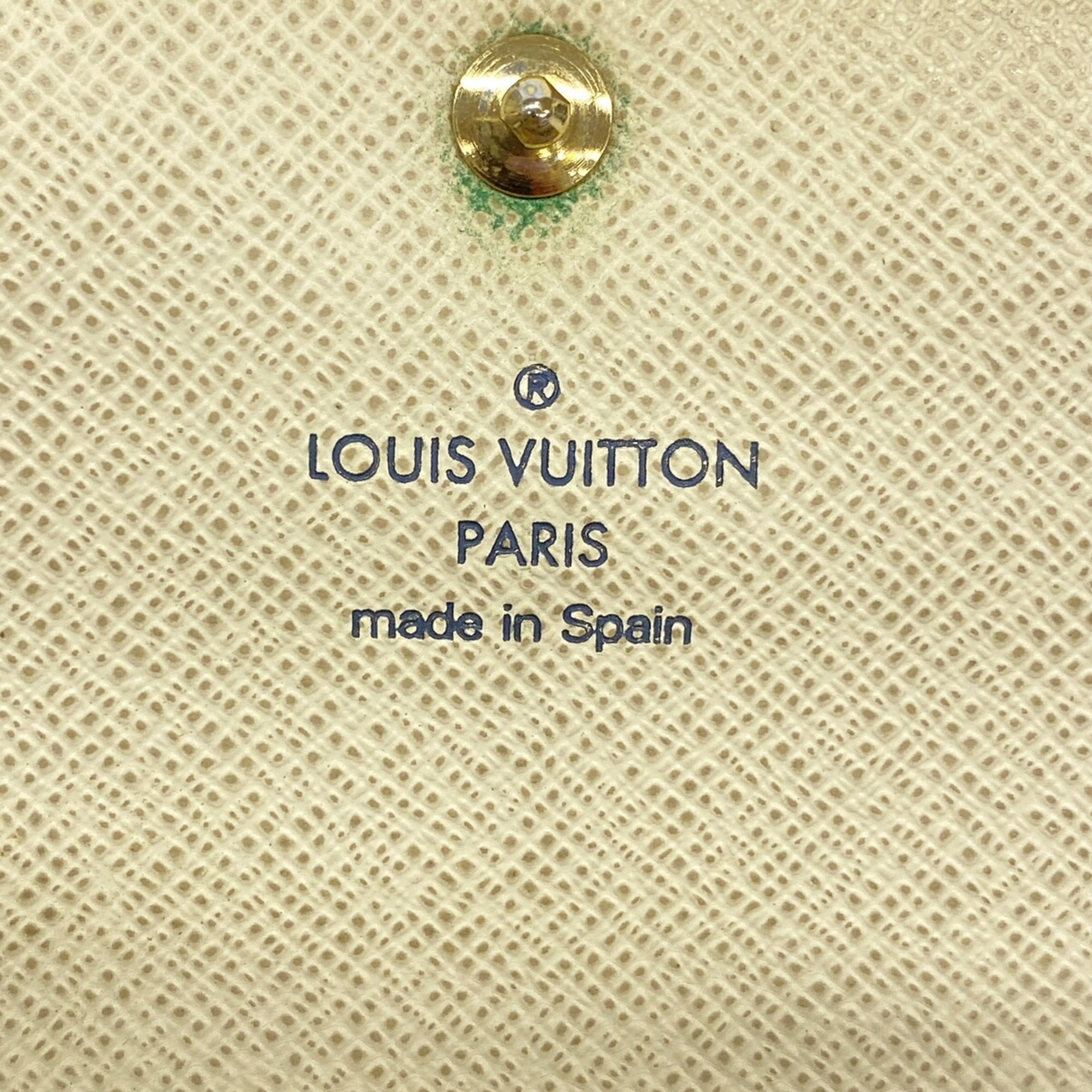 Louis Vuitton White Long Wallet (Bi-Fold) (Pre-Owned)