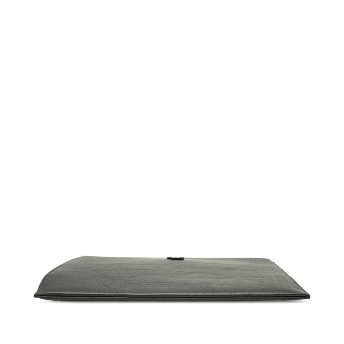Saint Laurent Black Leather Clutch Bag (Pre-Owned)