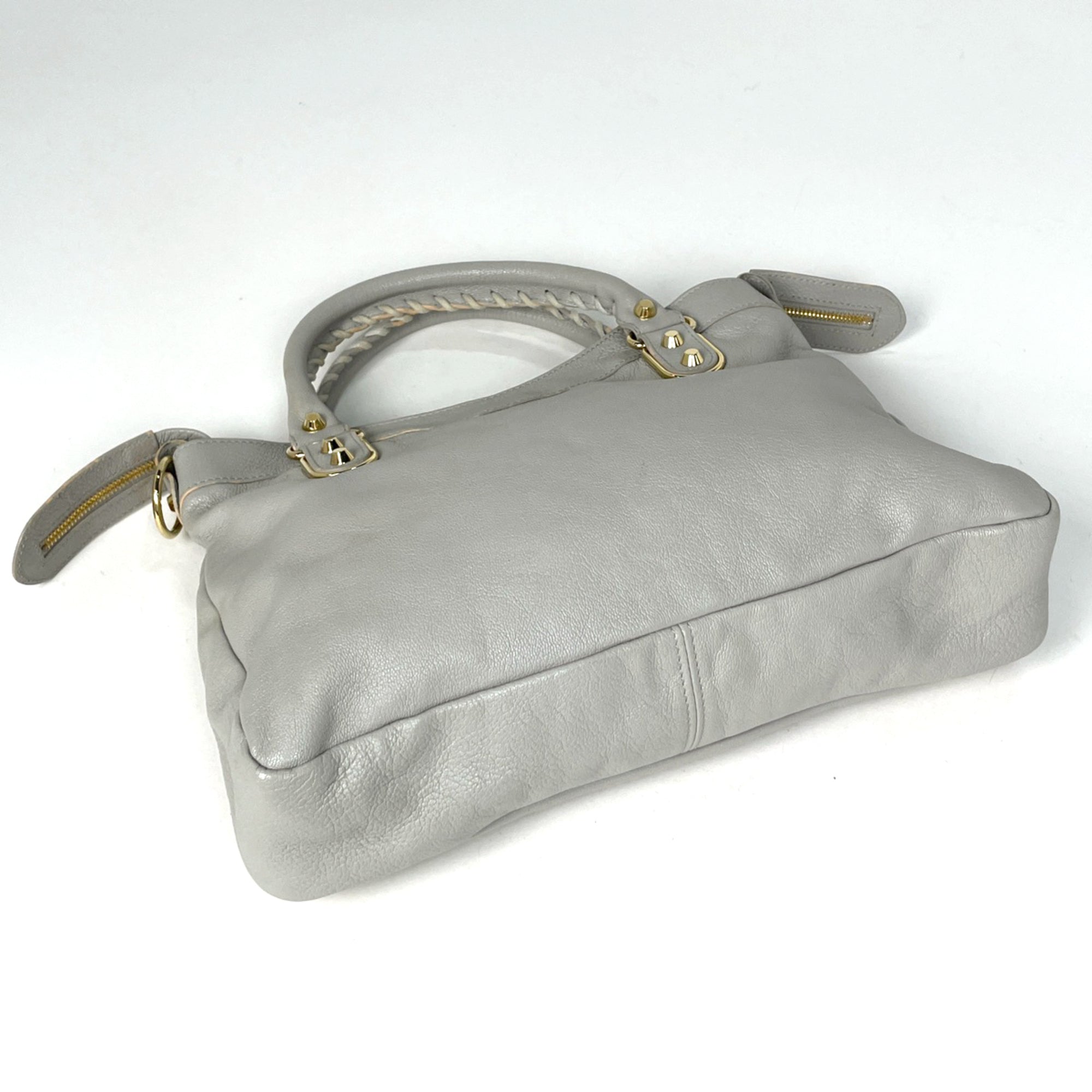 Balenciaga Gray Metallic Leather (Pre-Owned)