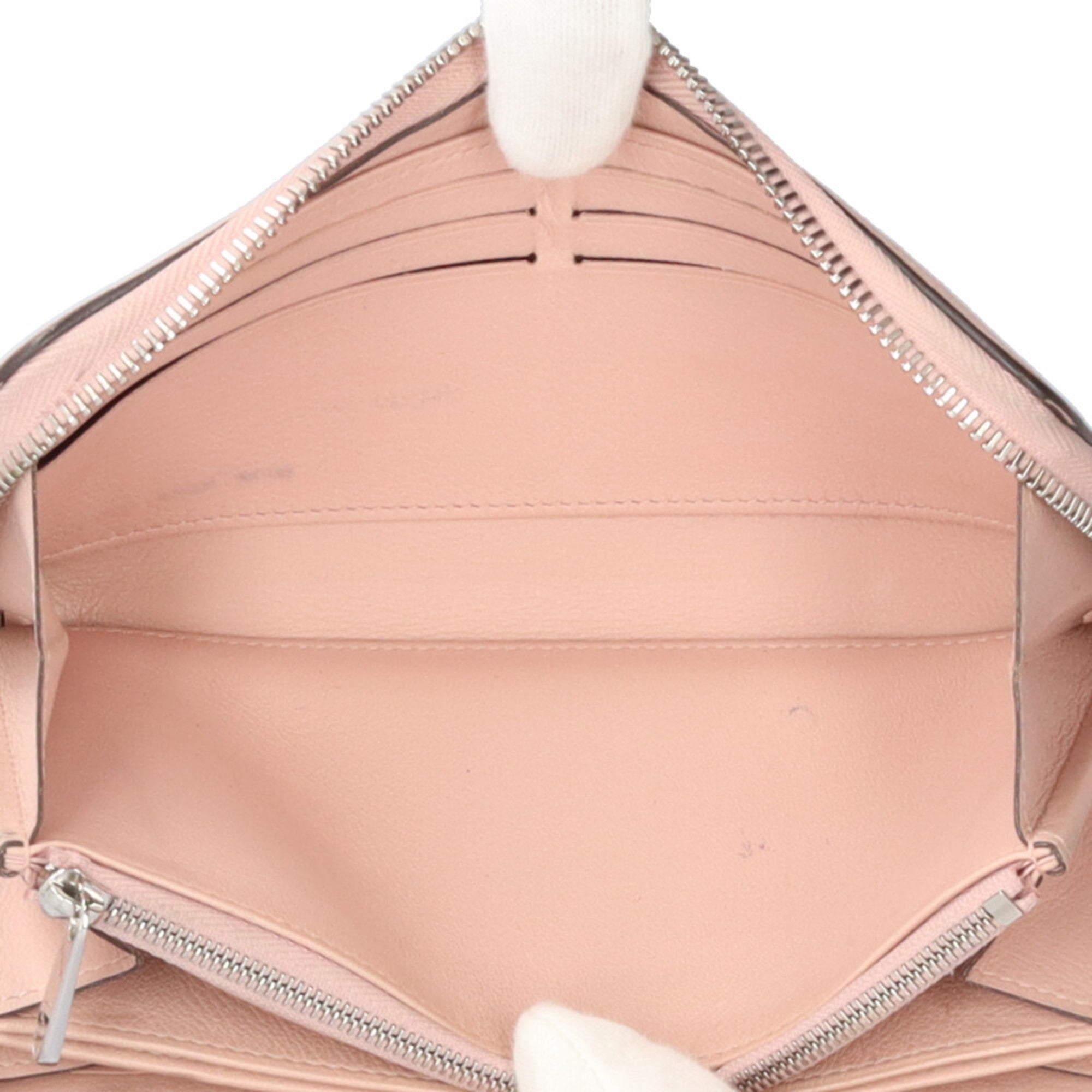 Louis Vuitton Mahina Magnolia Pink Mahina Leather Long Wallet (Bi-Fold) (Pre-Owned)