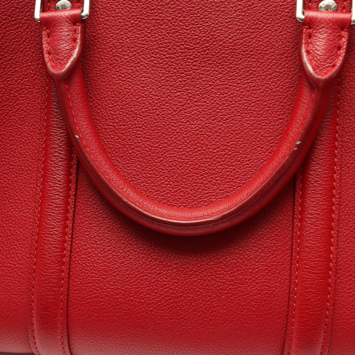 Louis Vuitton Red Color Leather Handbag (Pre-Owned)