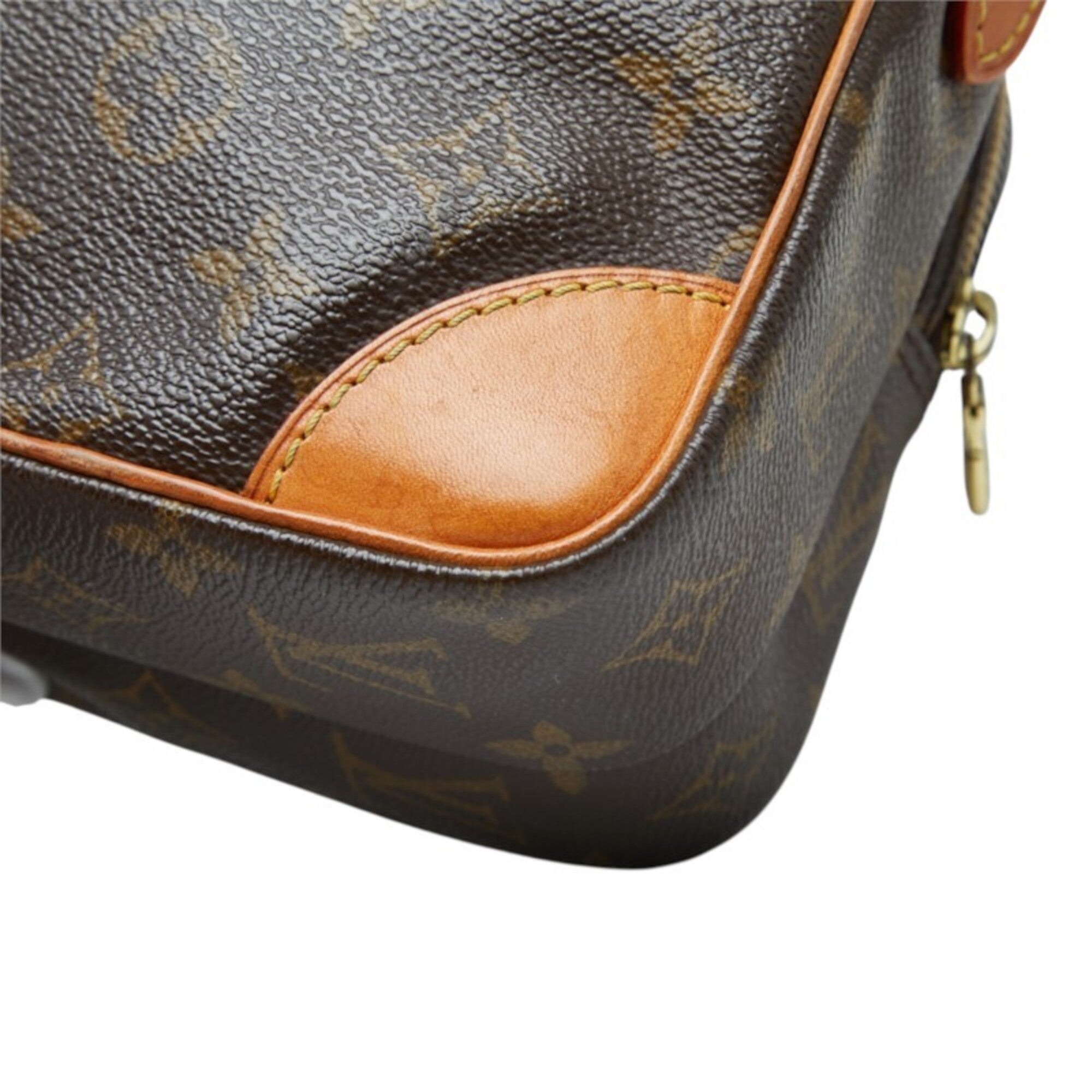 Louis Vuitton Brown Pvc Leather Shoulder Bag (Pre-Owned)